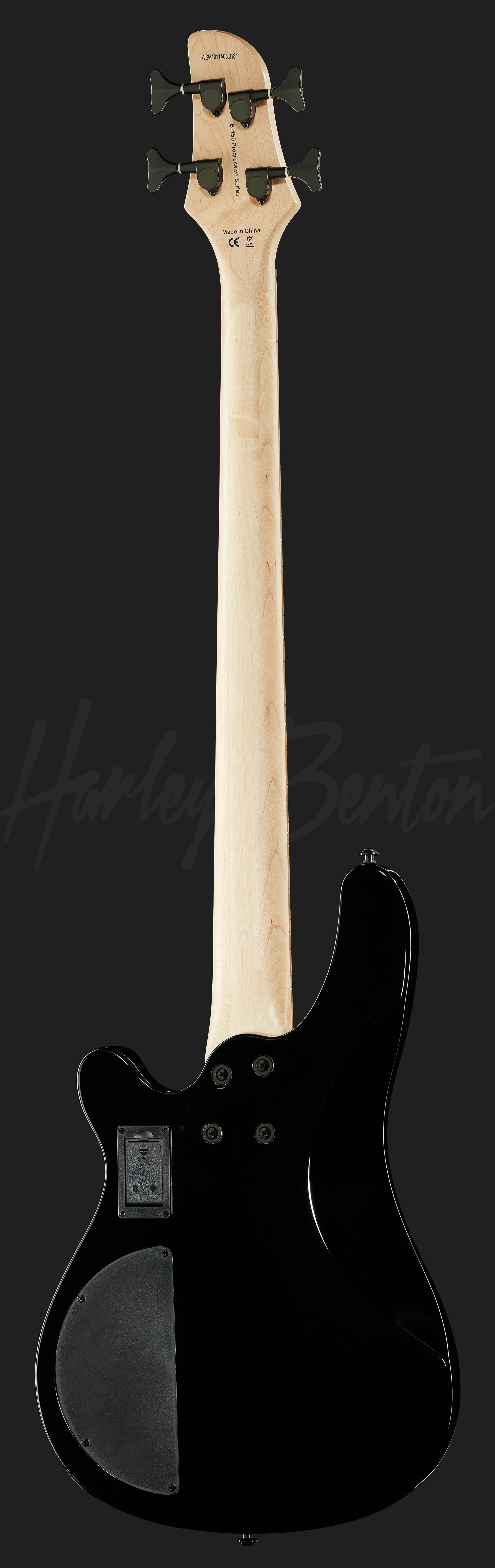 HIRO　450パワーブラックベース B-450 BK - Harley Benton