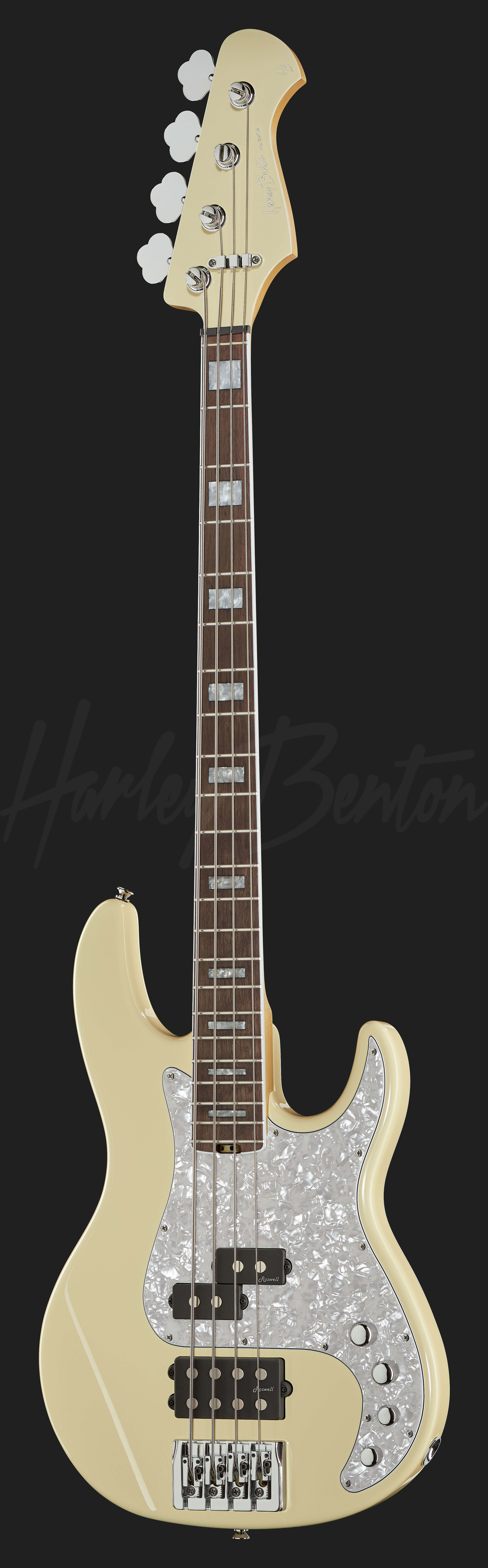Enhanced MP-4EB Creme - Harley Benton Enhanced MP-4EB Creme - Harley Benton