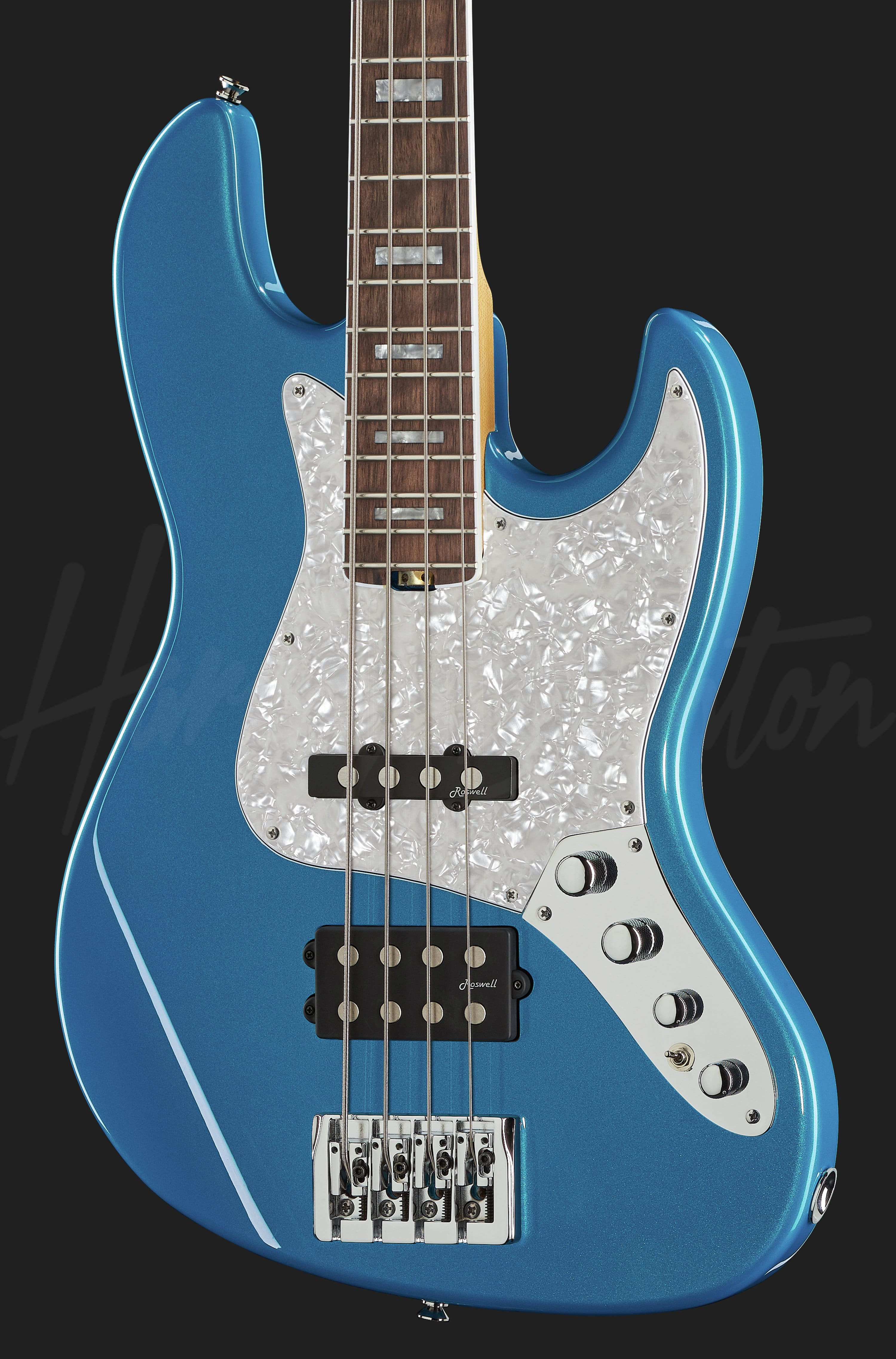 Enhanced MJ-4EB Lake Blue - Harley Benton Enhanced MJ-4EB Lake Blue - Harley Benton