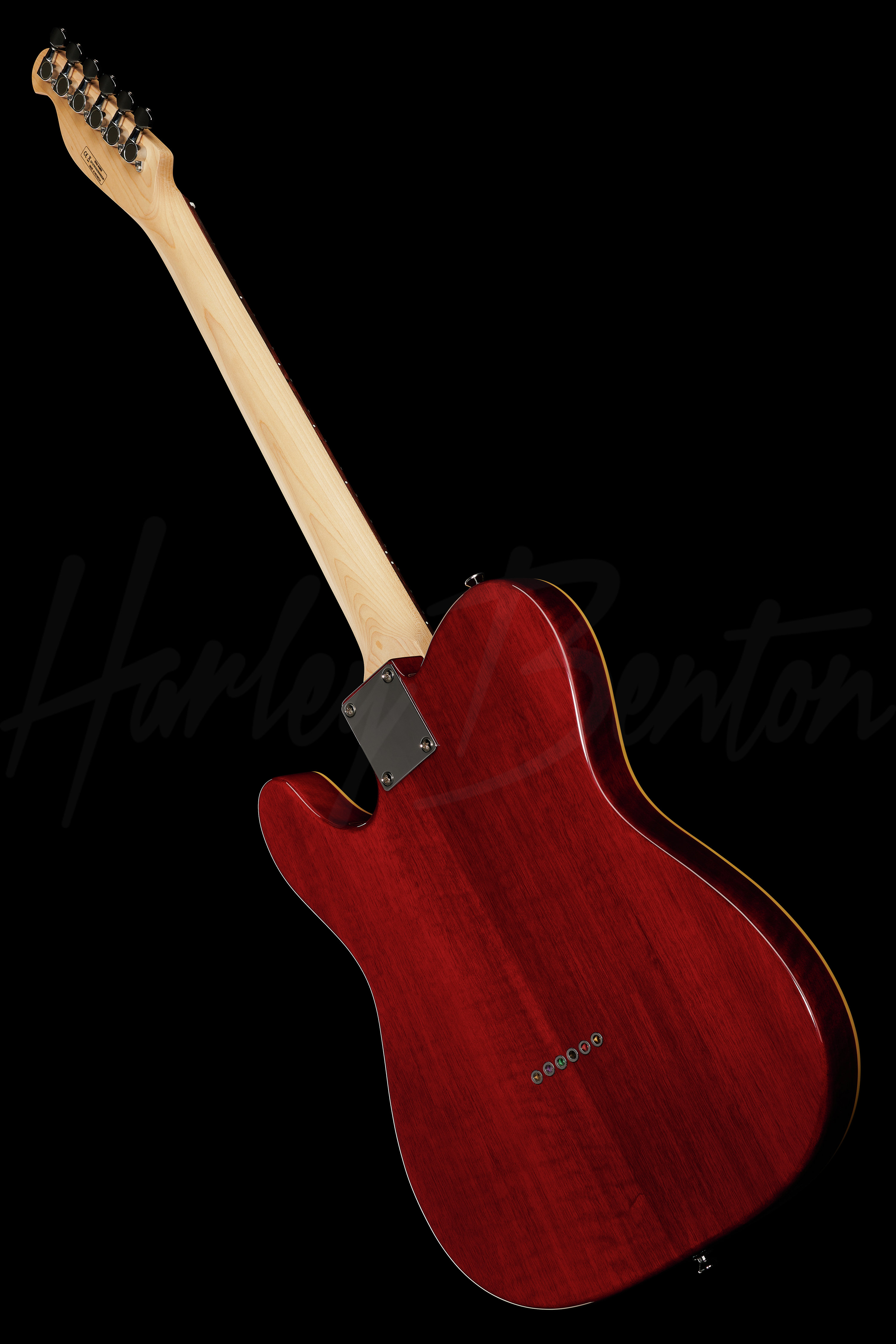 TE-90QM Trans Red - Harley Benton