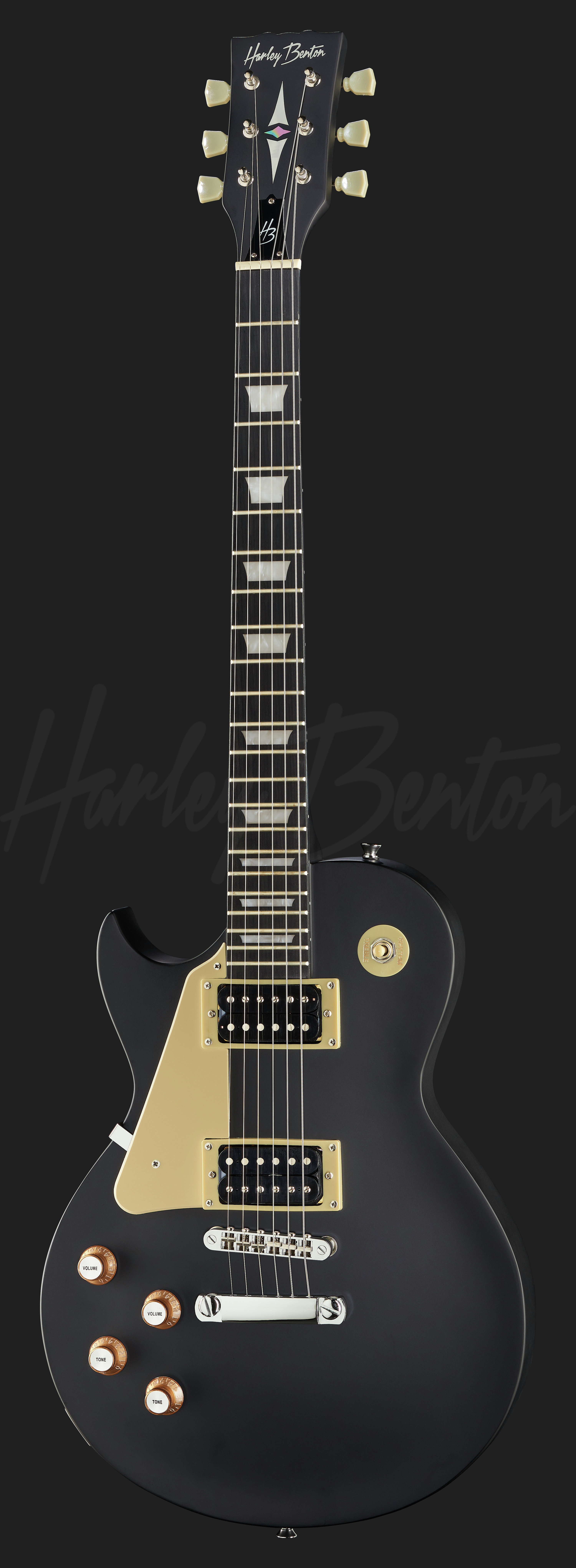 Guitarra Elétrica Harley Benton SC-400 SBK - Nuguelmusic
