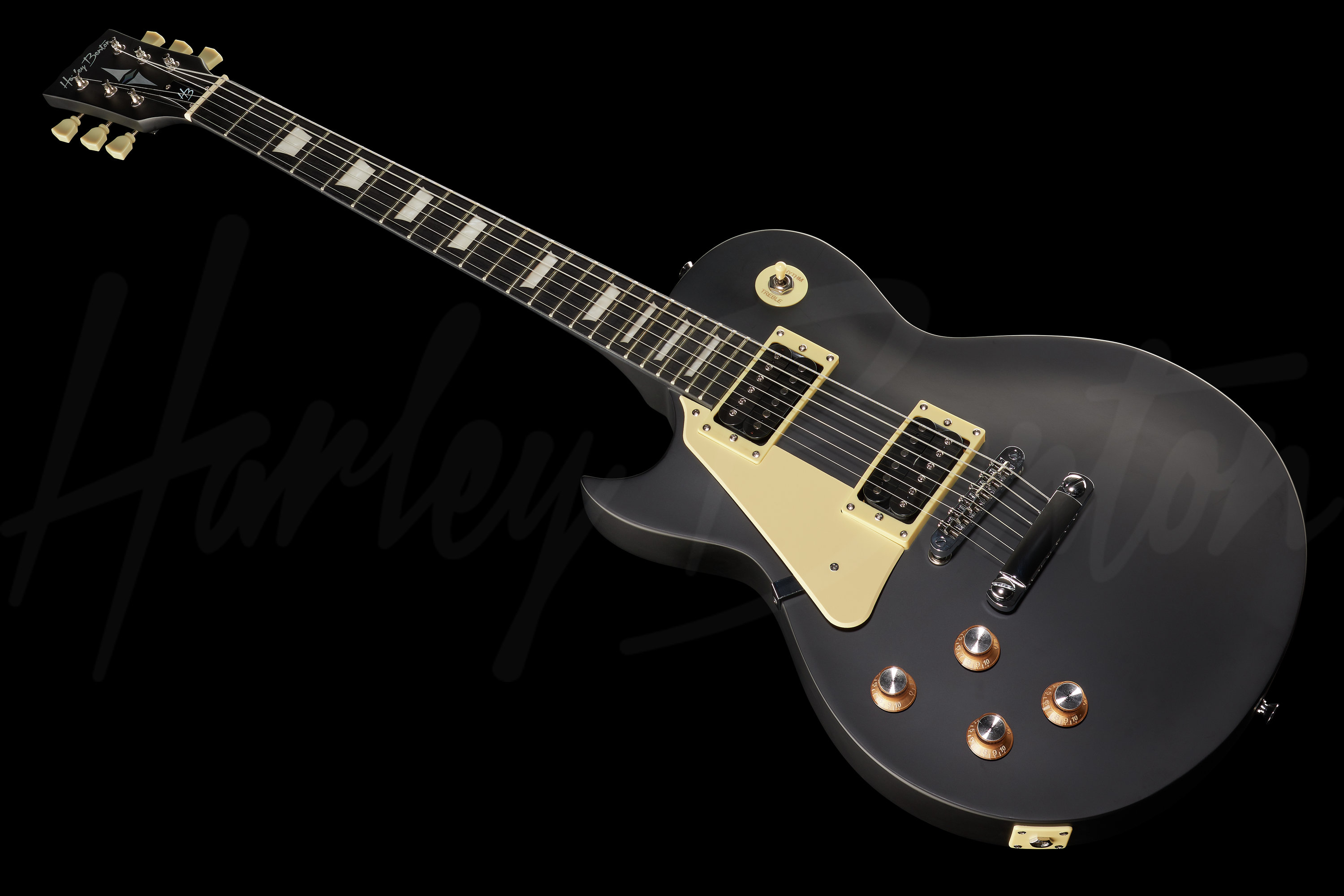 Guitarra Elétrica Harley Benton SC-400 SBK - Nuguelmusic