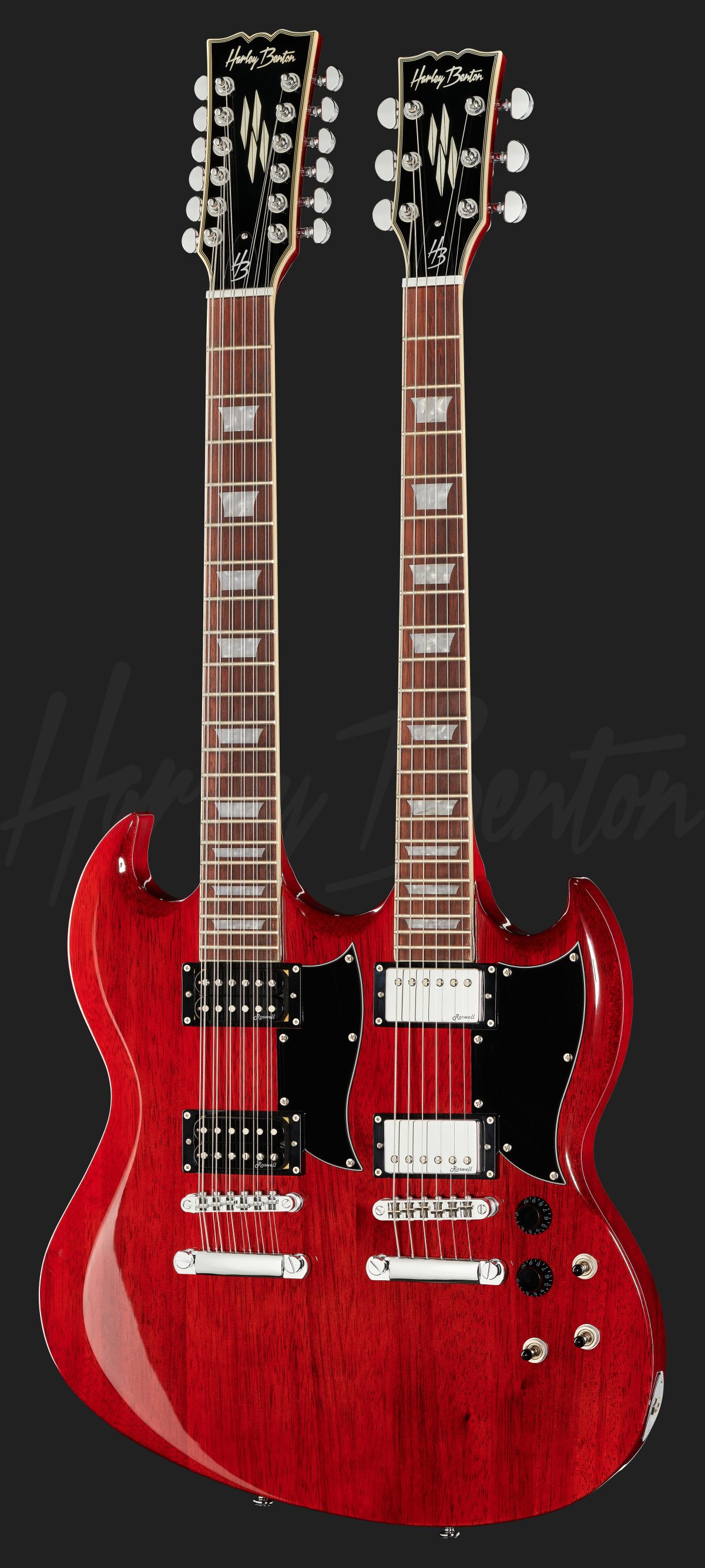 Harley benton on sale double neck