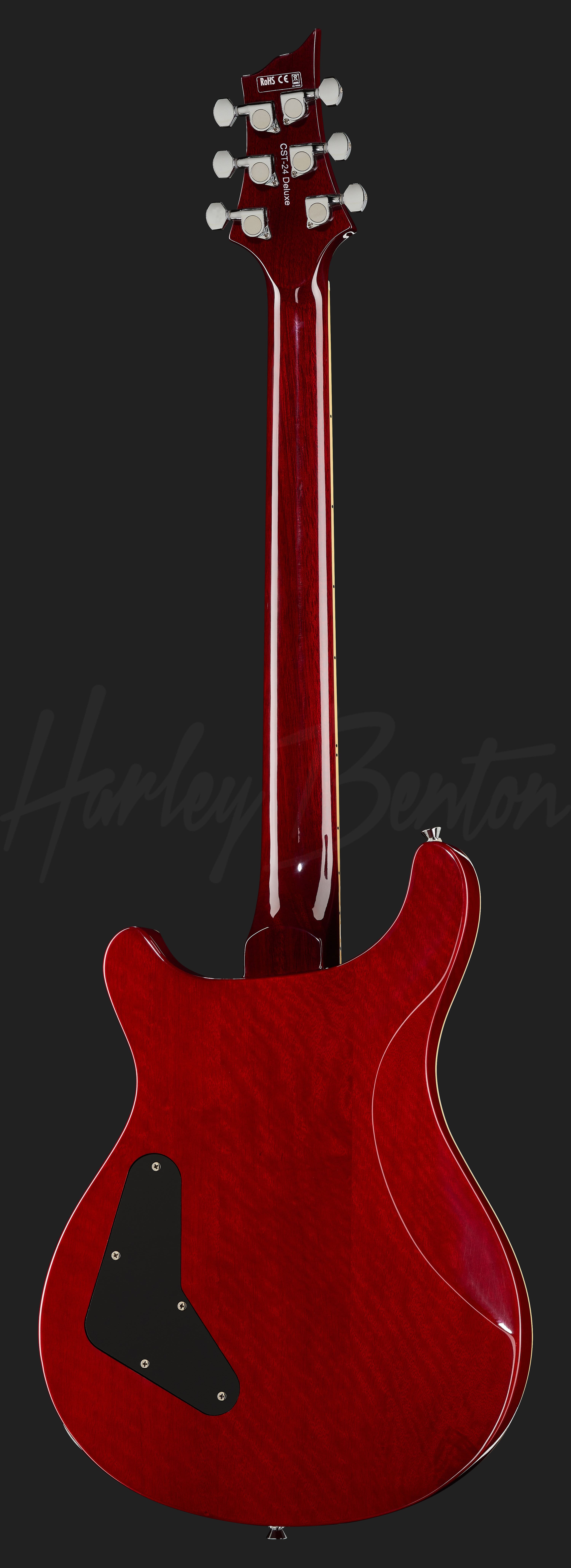harley benton ストラト CST-24 Black Cherry Flame - Harley Benton