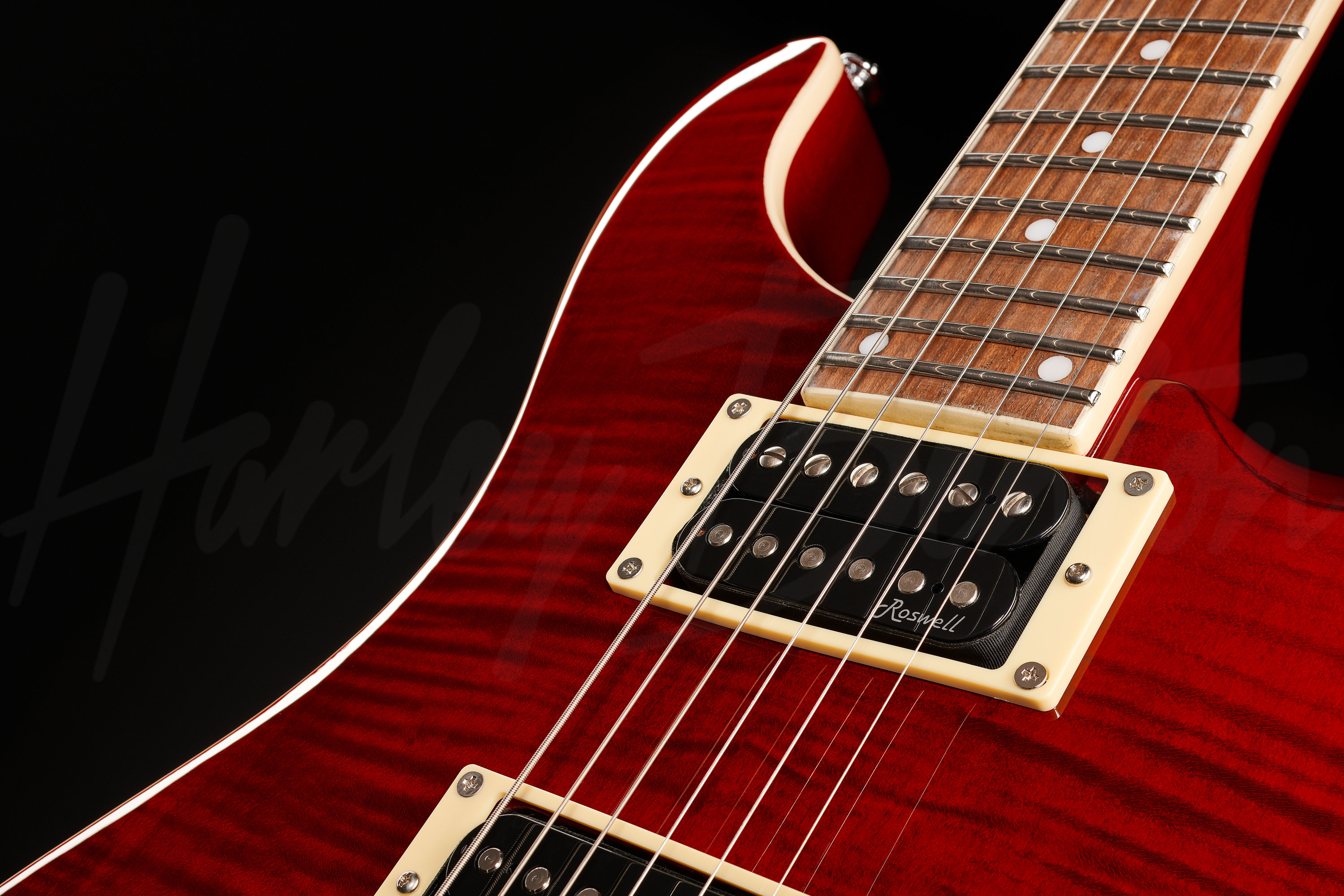 CST-24T Black Cherry Flame - Harley Benton