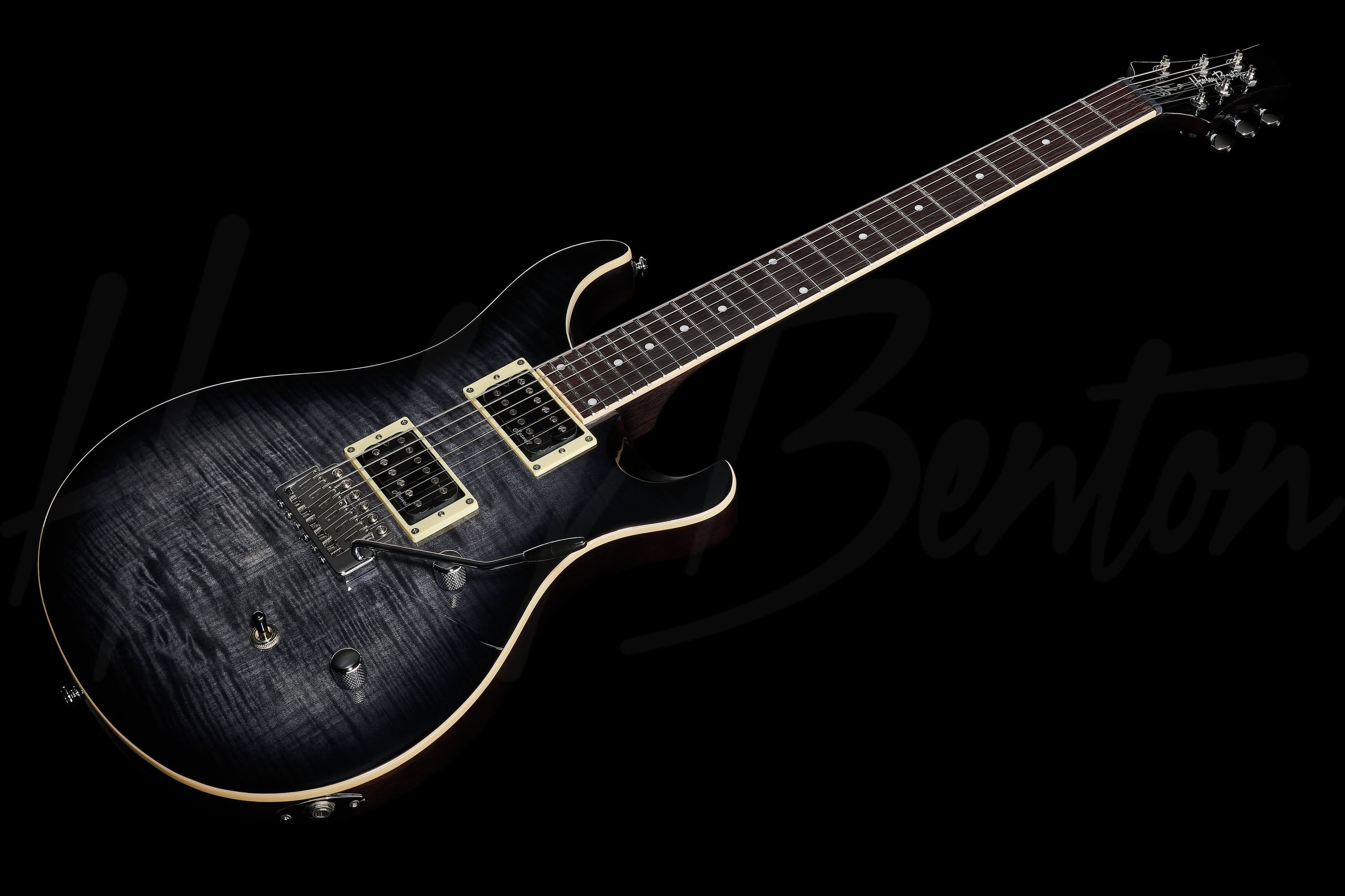 Harley Benton CST-24 Black Flame 訳あり CST-24T Black Flame - Harley Benton