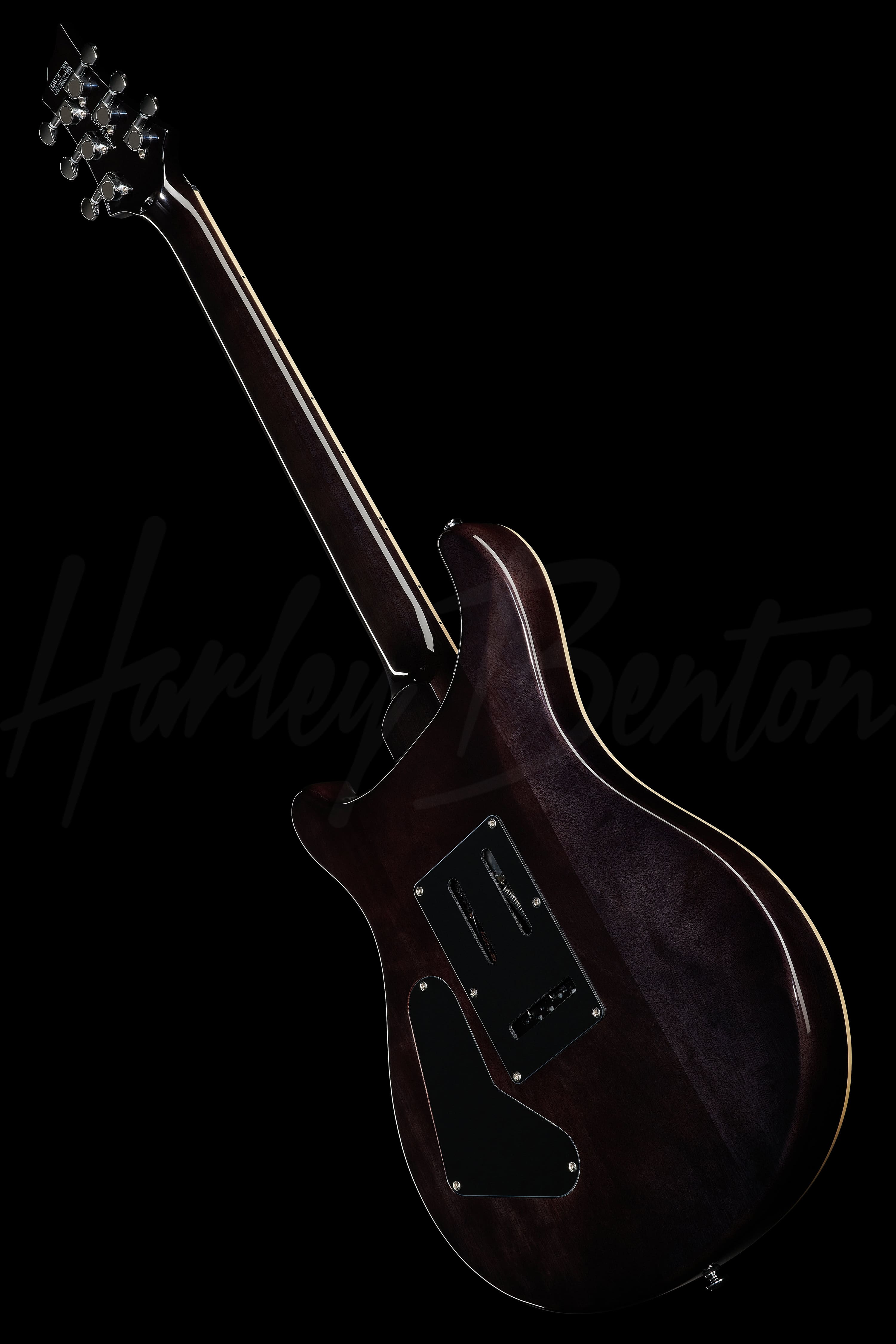 Harley Benton CST-24 Black Flame 訳あり CST-24T LH Black Flame - Harley Benton