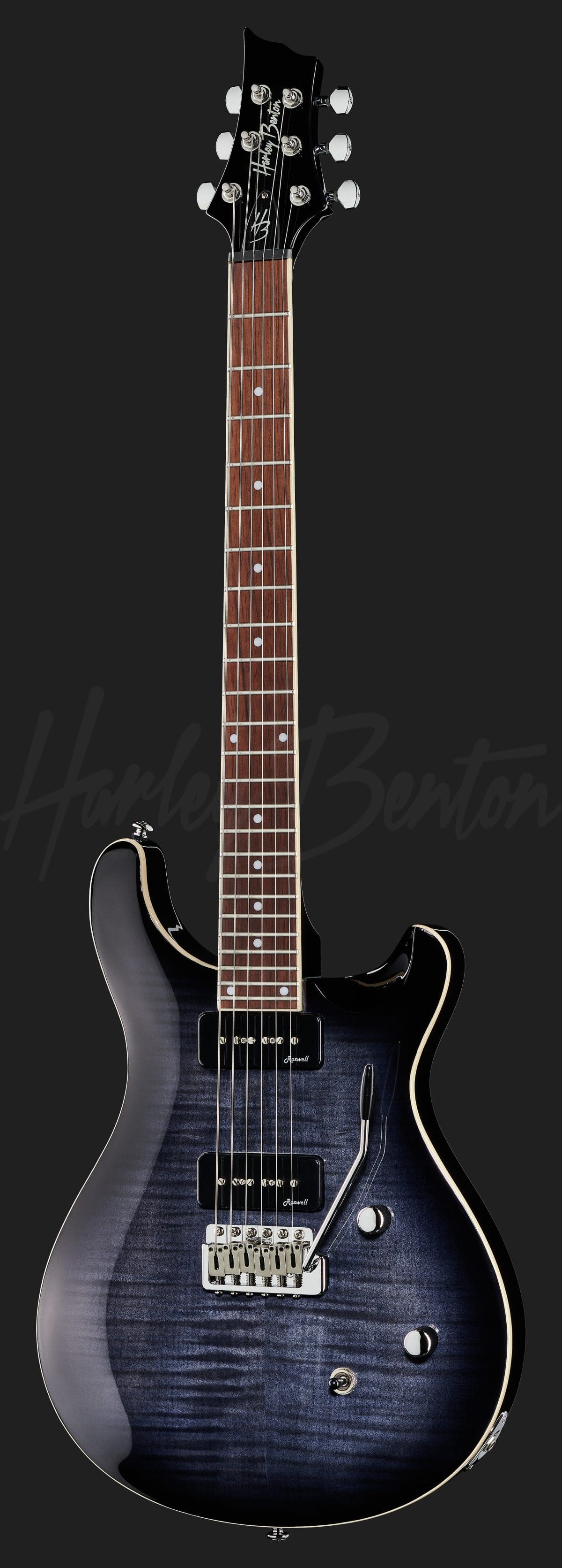 CST-24T P90 Black Flame - Harley Benton