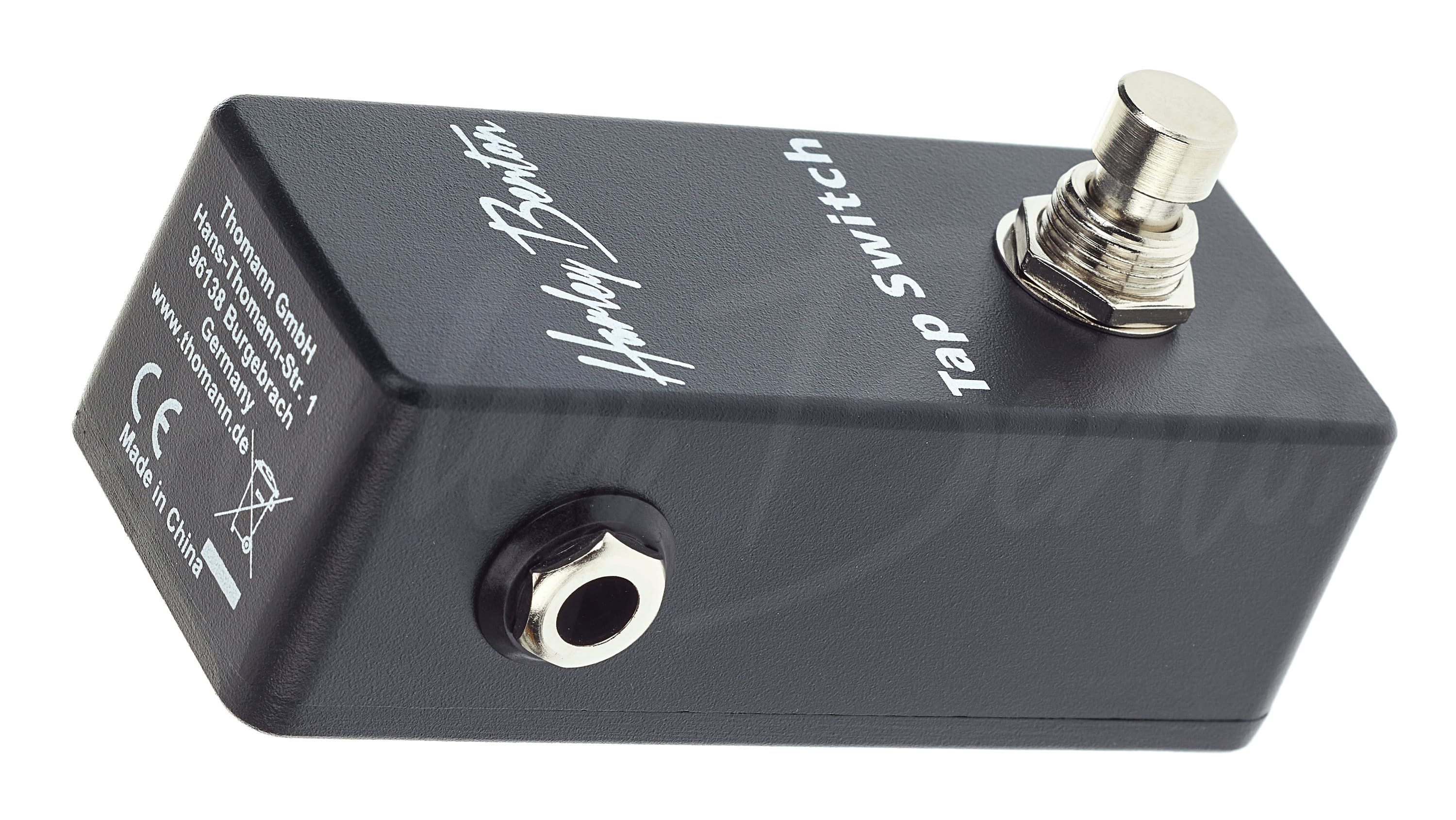 Pédale Tap Tempo (interrupteur à Tap) Pour Guitare - Métal, Sortie 6,35 Mm - Compacte 5x5x3 Cm - Pour Effets Delay, Loop, Etc.
