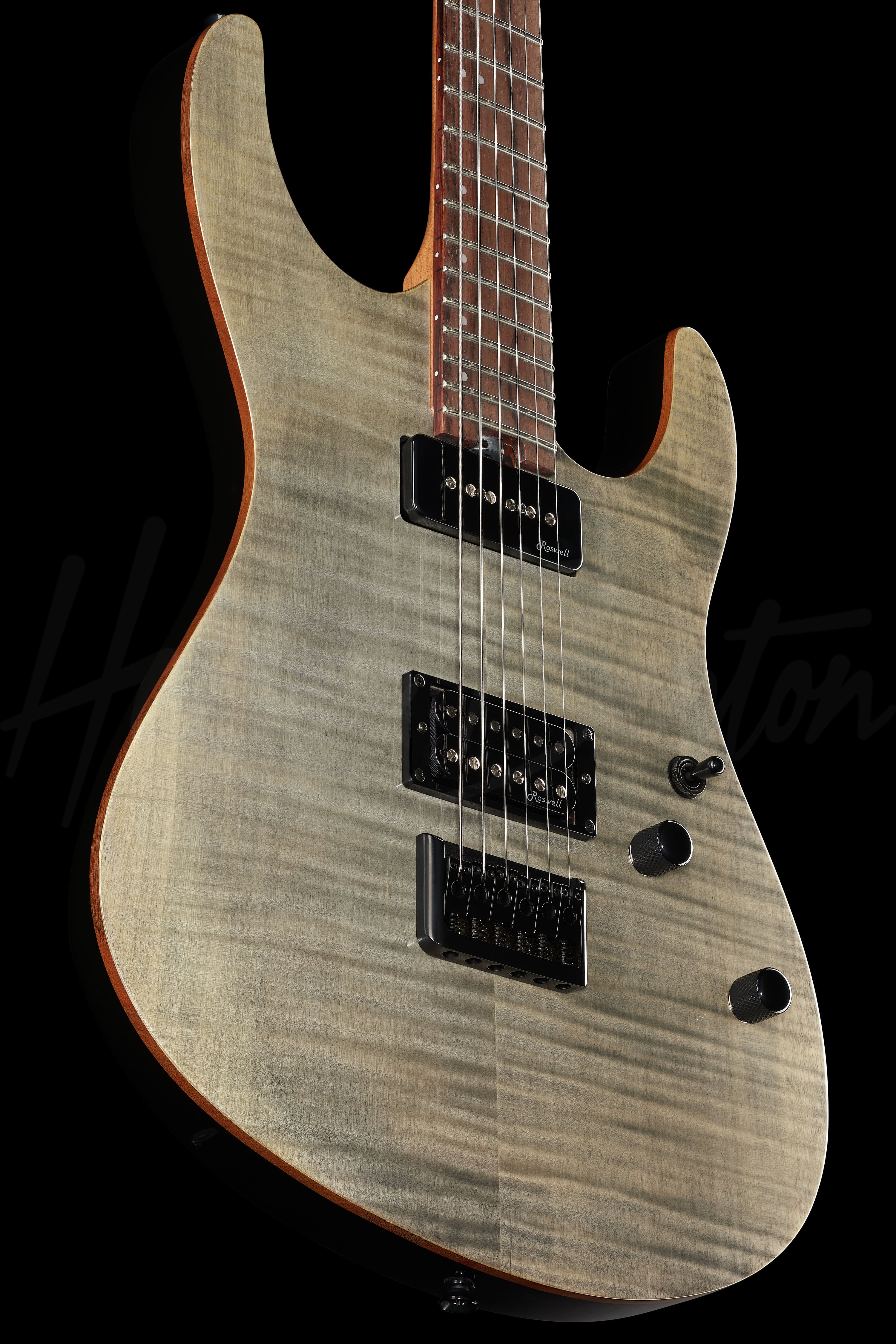 HP-42 Grey Flame - Harley Benton