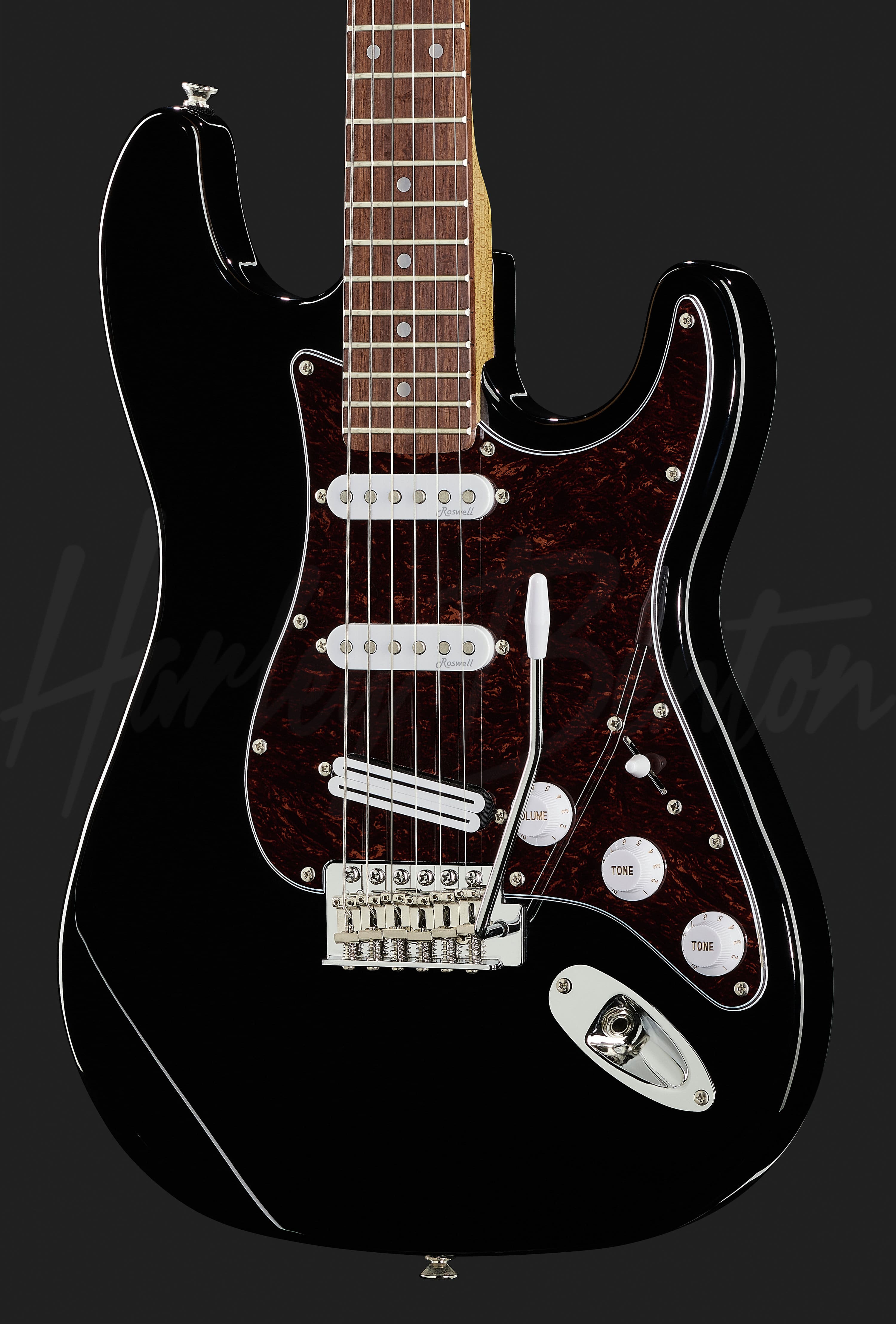 Harley Benton Roswell QH-6 ネック ST-62RW BK Hot Rod - Harley Benton