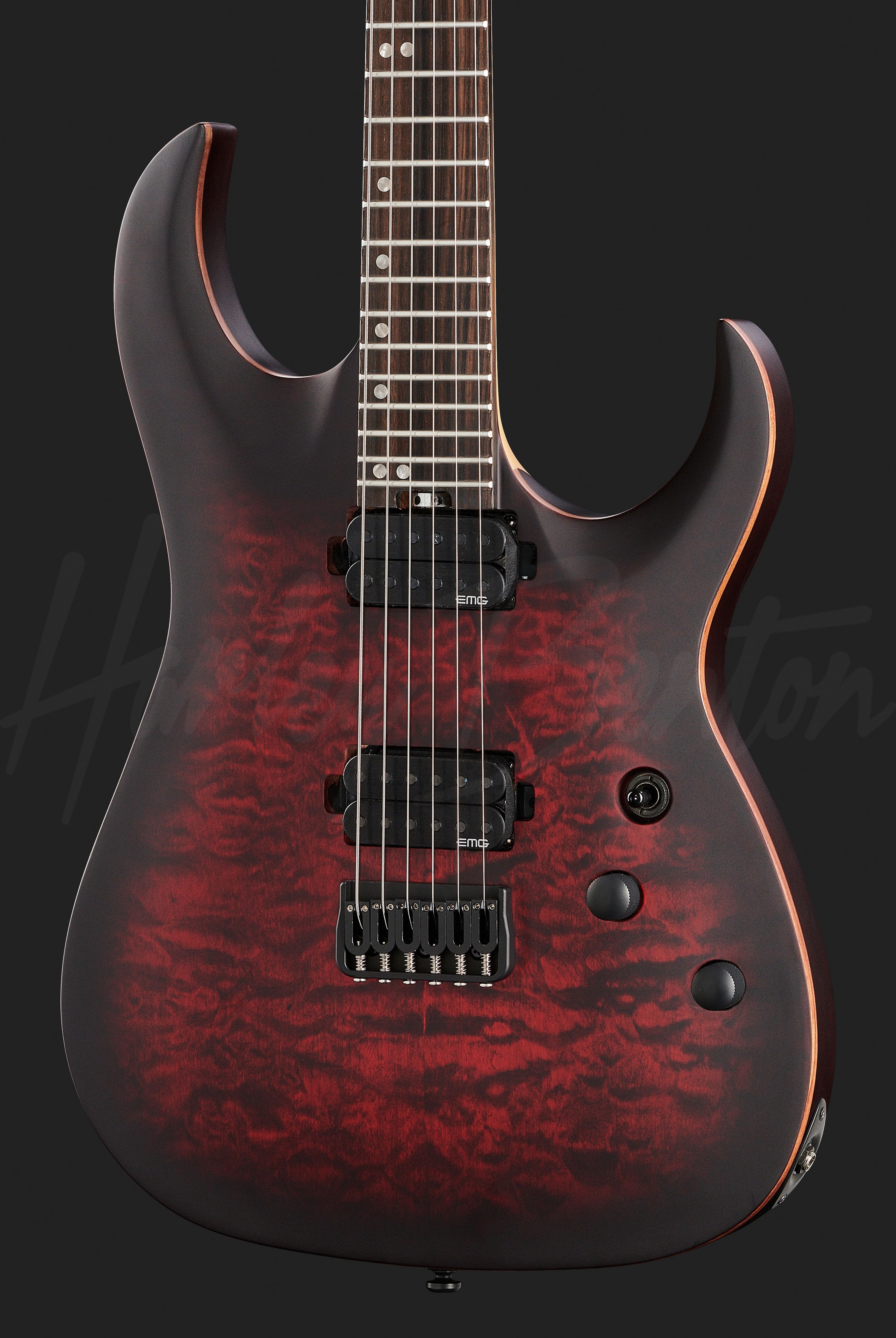 Amarok-6 BKRD Quilted Burst - Harley Benton