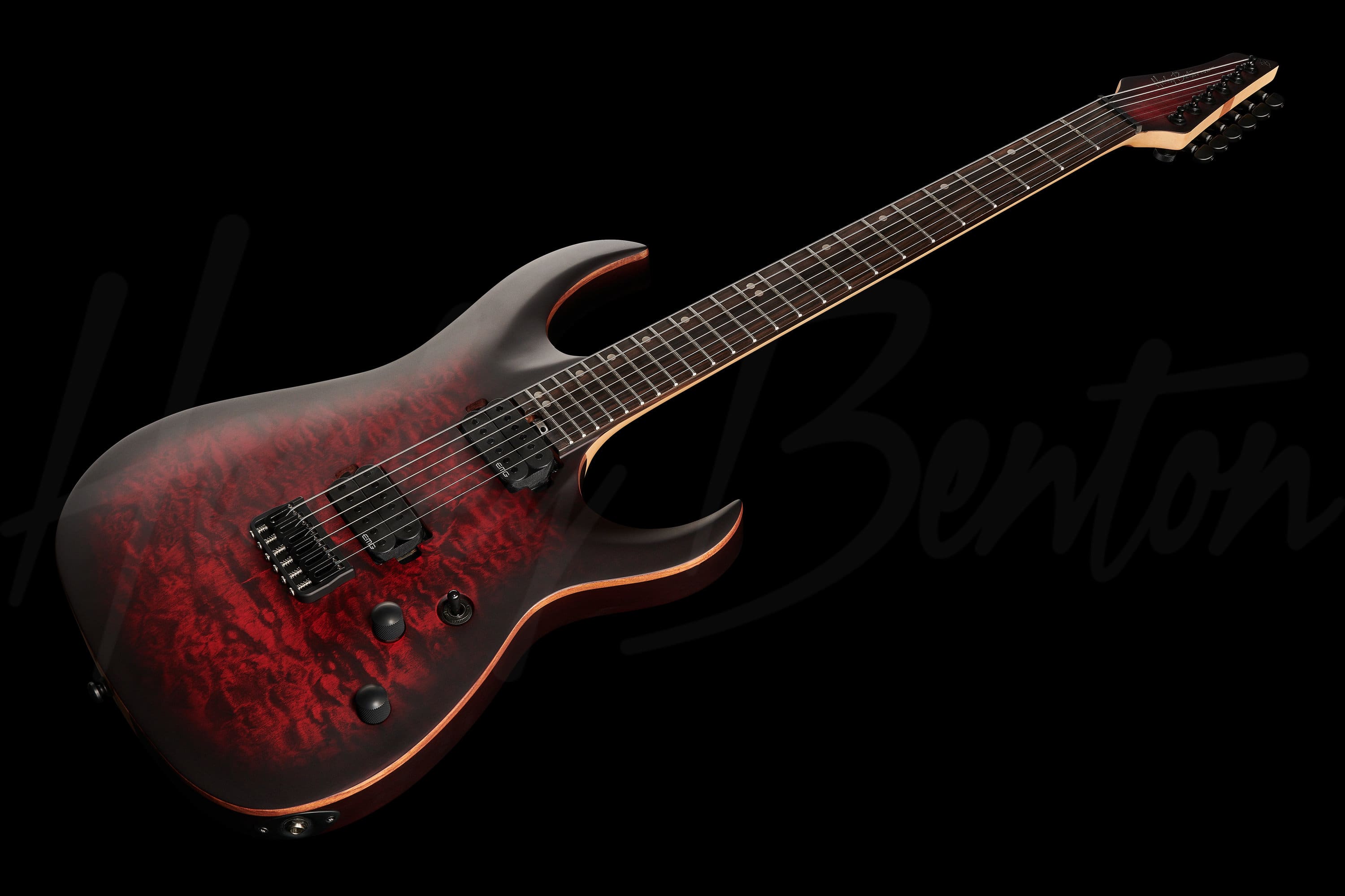 Amarok-6 BKRD Quilted Burst - Harley Benton