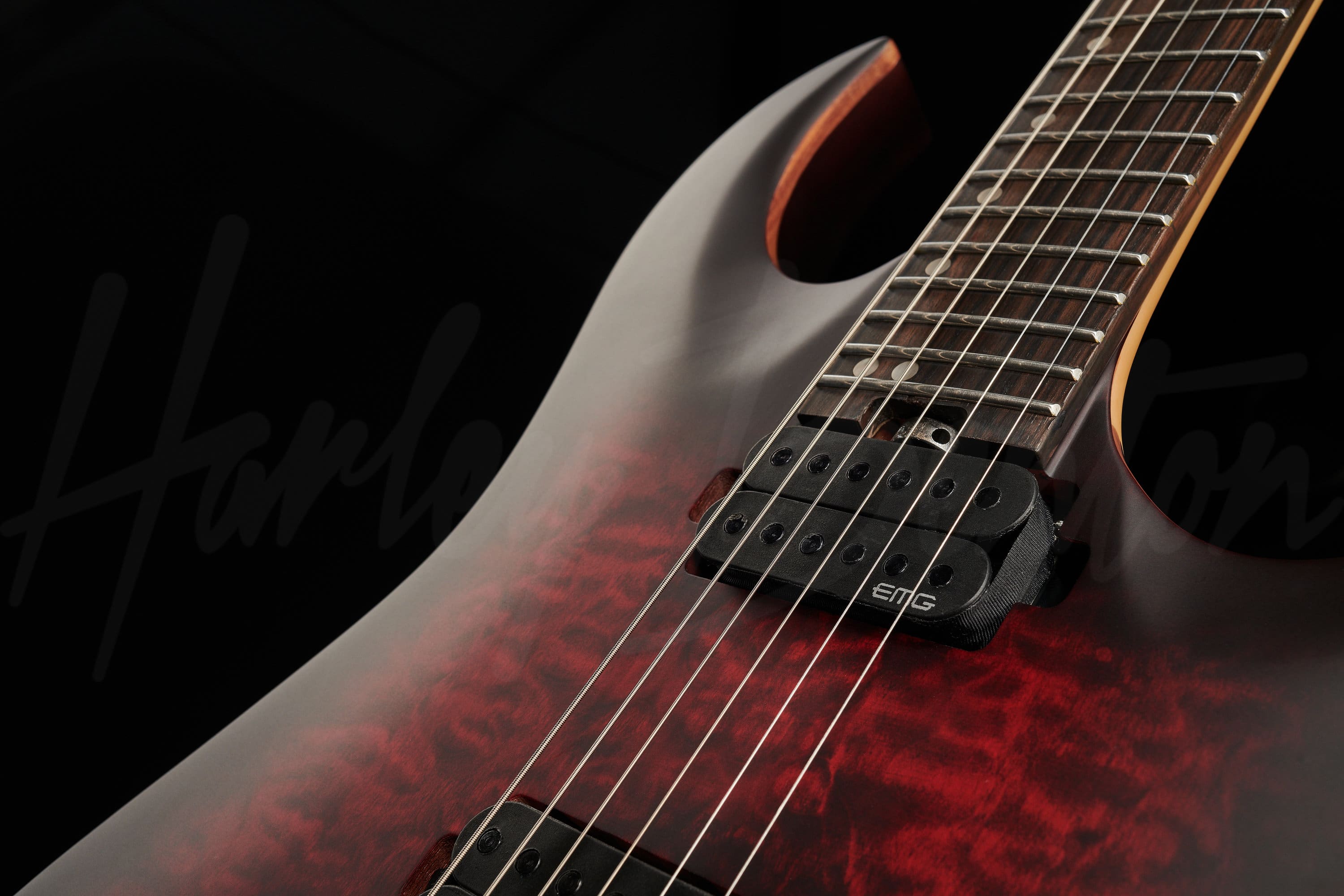 Amarok-6 BKRD Quilted Burst - Harley Benton