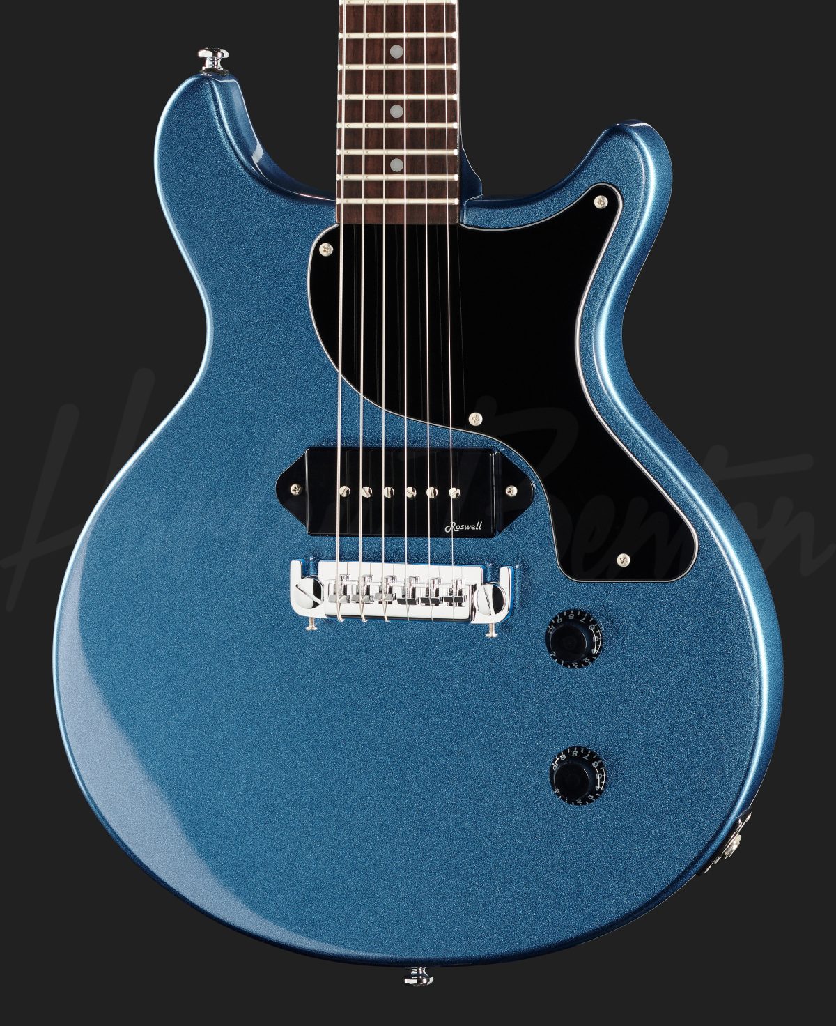 Harley Benton DC-Junior LTD Pelham Blue-