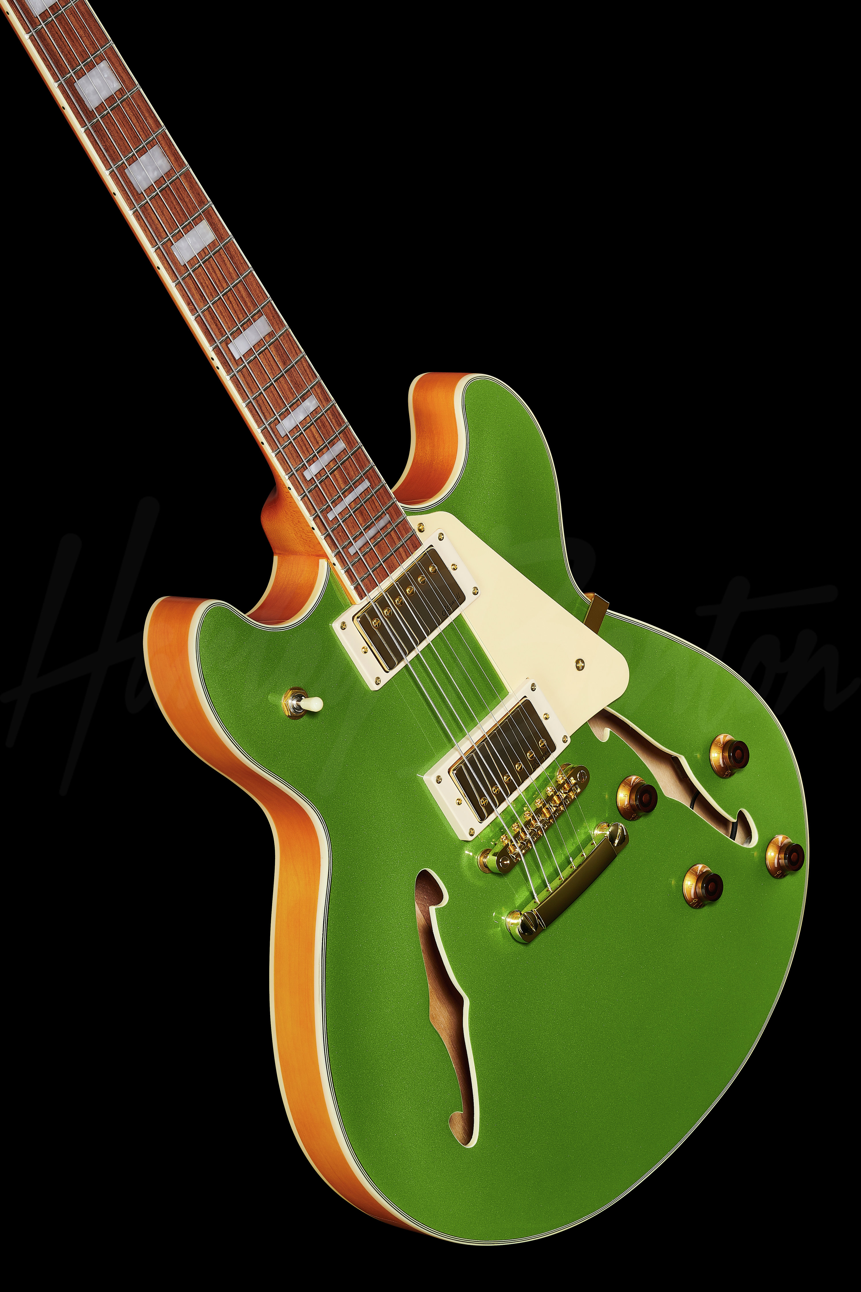 HB-35Plus Metallic Green - Harley Benton