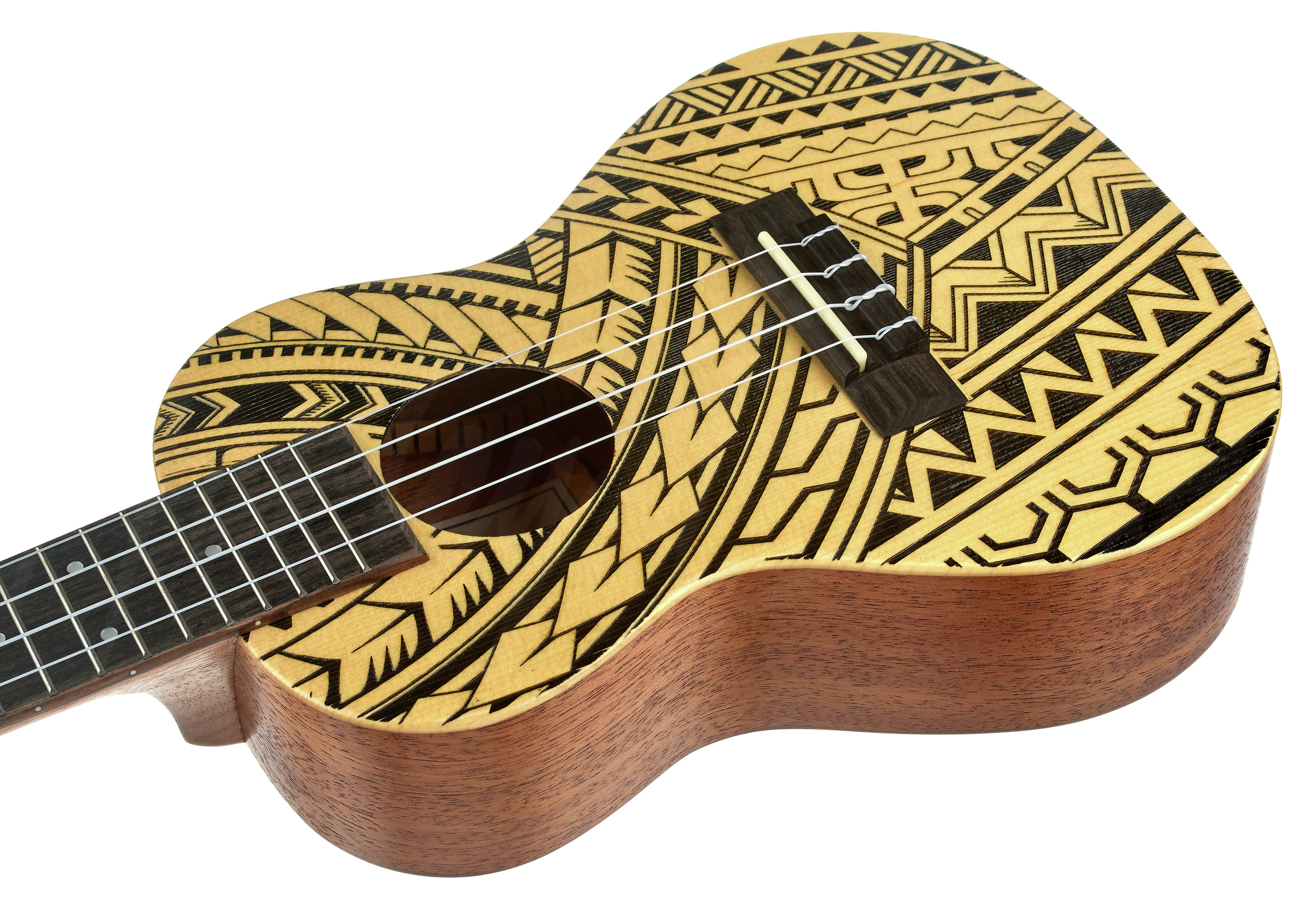 Tattoo Tribal Pattern Ukulele Hawaii Music  Tapestry for Sale by  LoreeLabrie