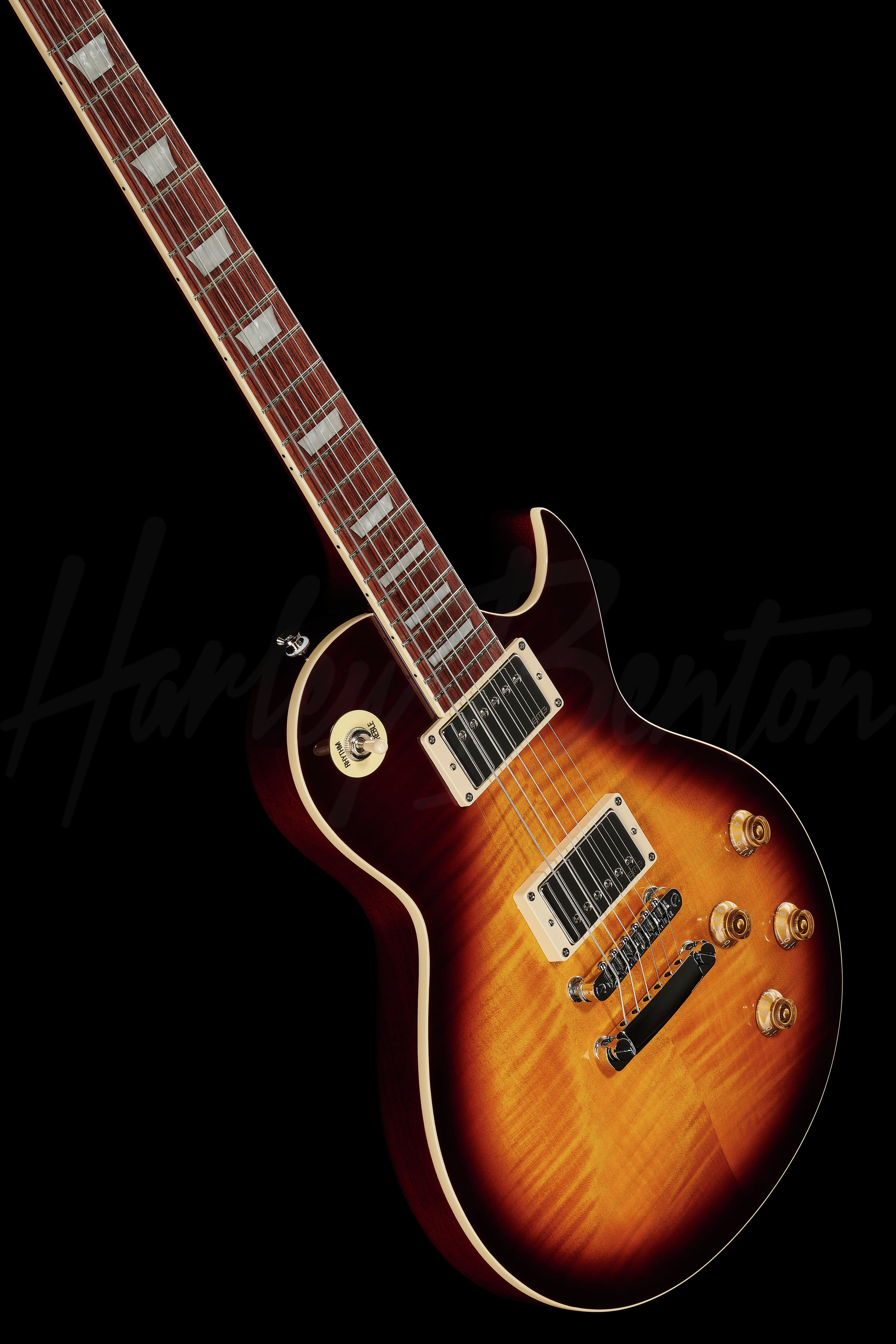 harley benton sc 550 faded tobacco flame SC-550 Plus EMG FTF