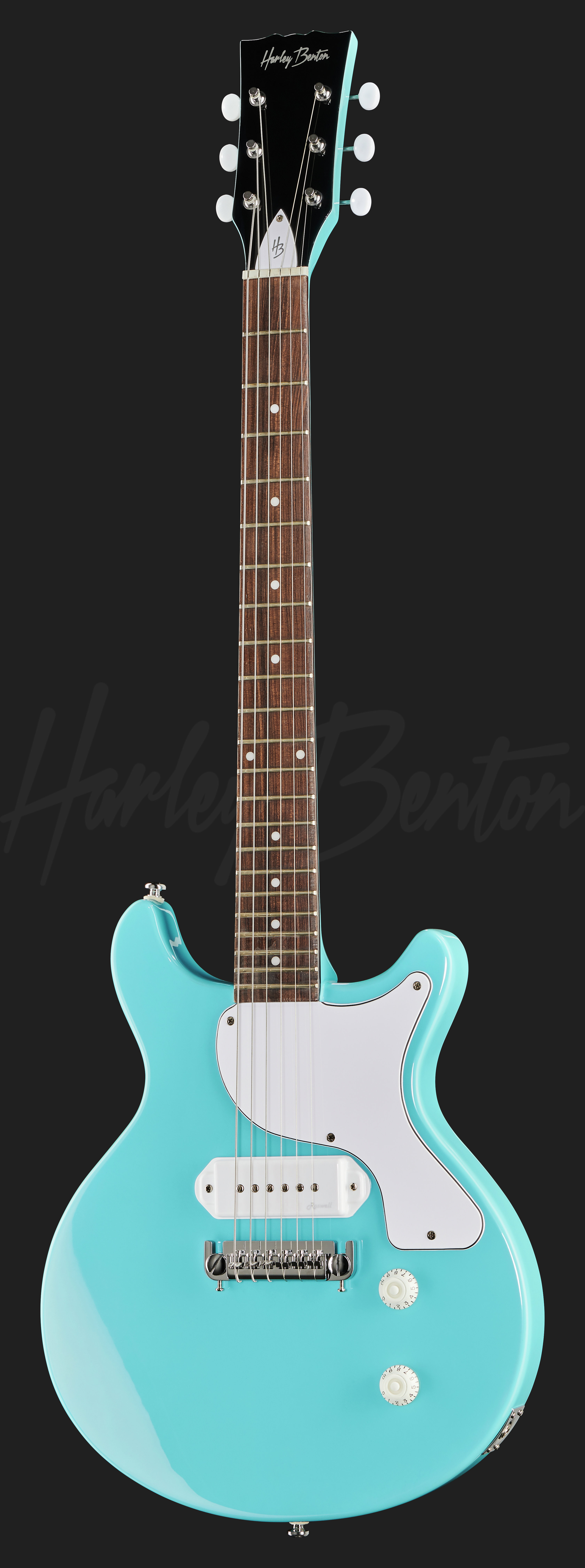 Harley Benton DC-Junior FAT Benton Blue-