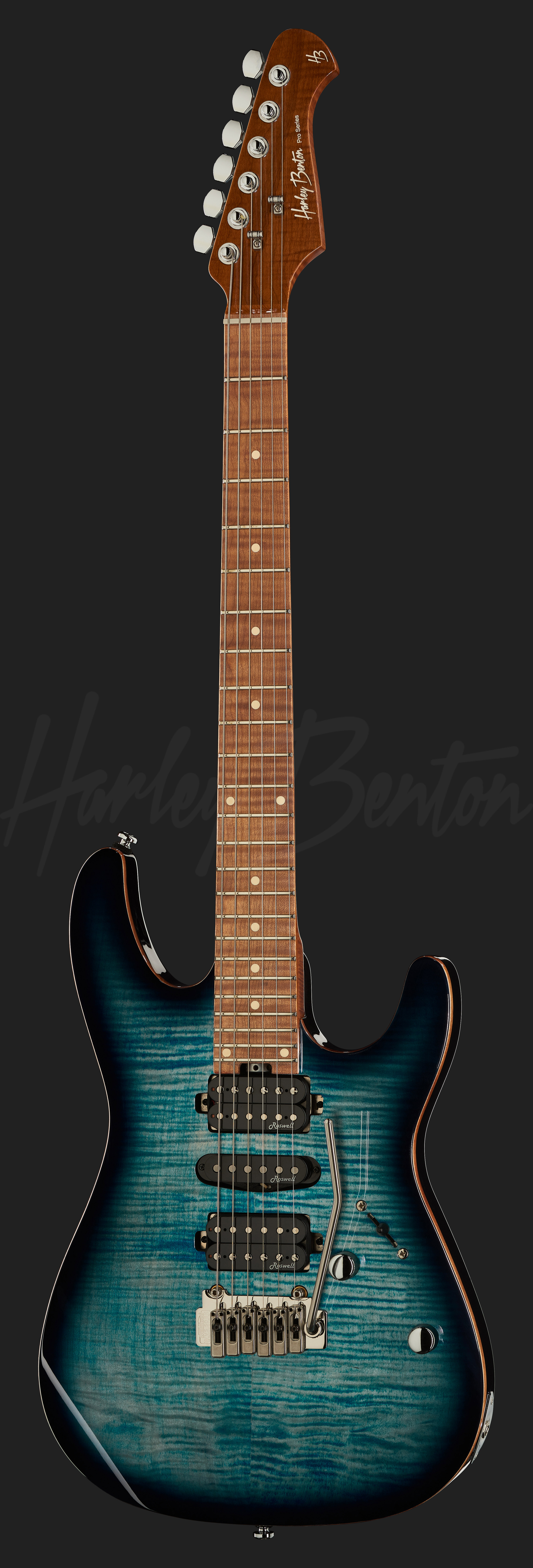 肌触りがいい Harley アップグレード多数！ Fusion-III Benton エレキギター