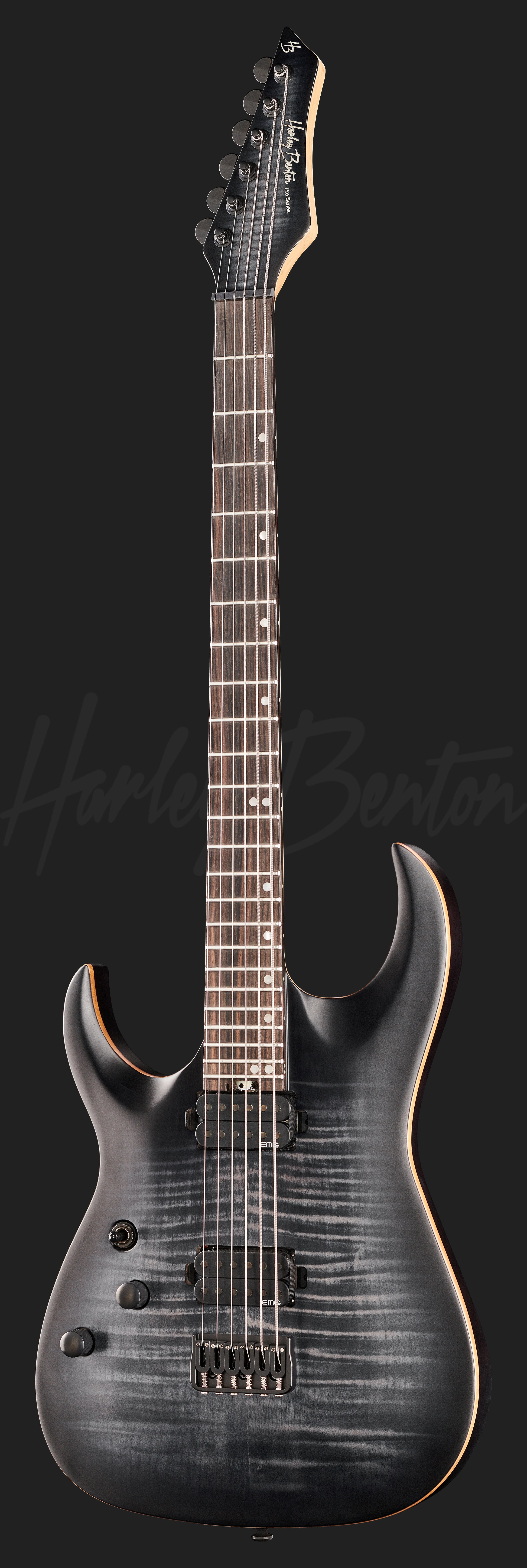 Harley Benton Amarok-BT 【 27\" バリトンギター】 Amarok-BT EGNT Quilted Burst - Harley Benton