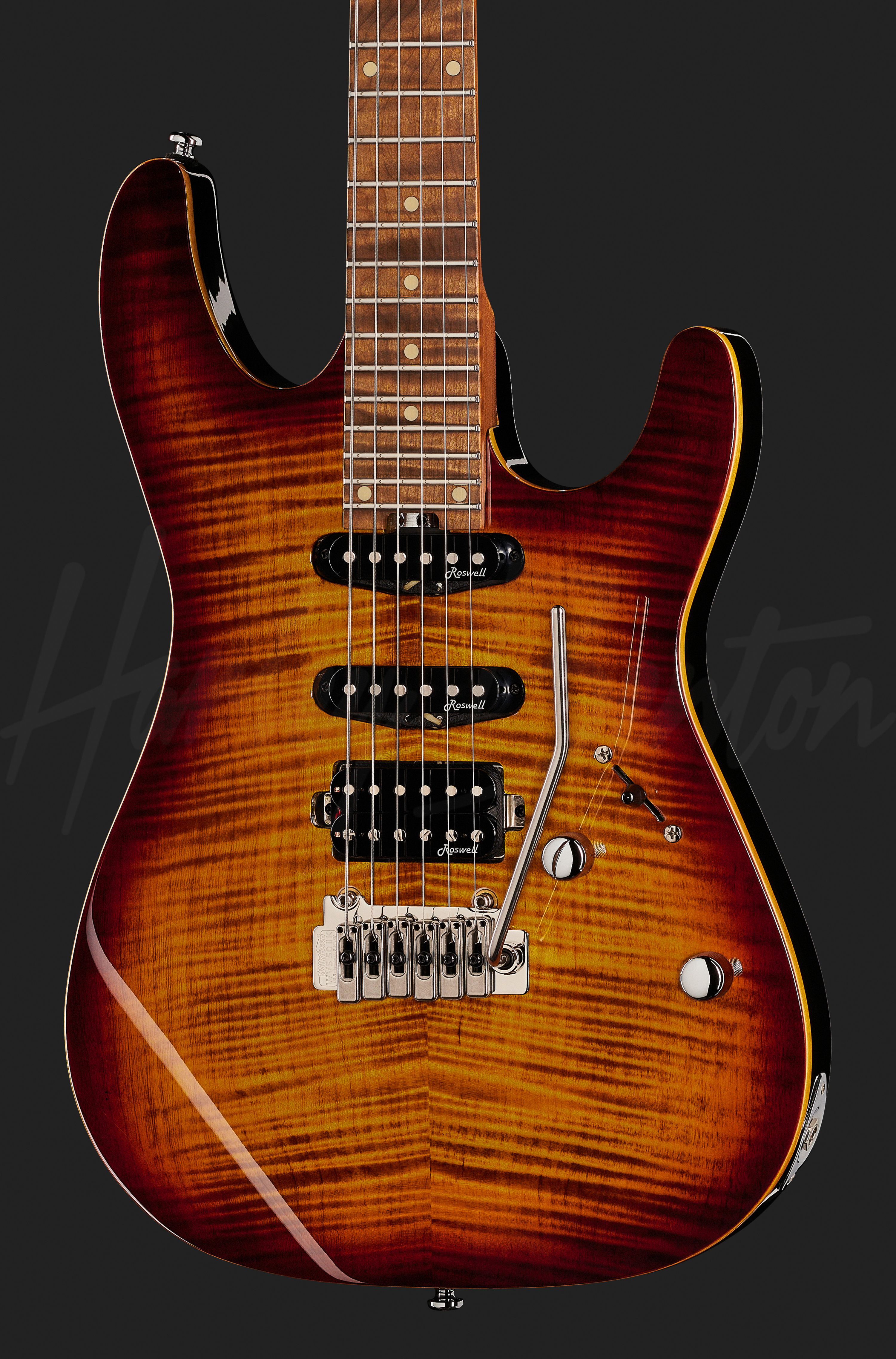 Fusion-III HSS Roasted FBB - Harley Benton