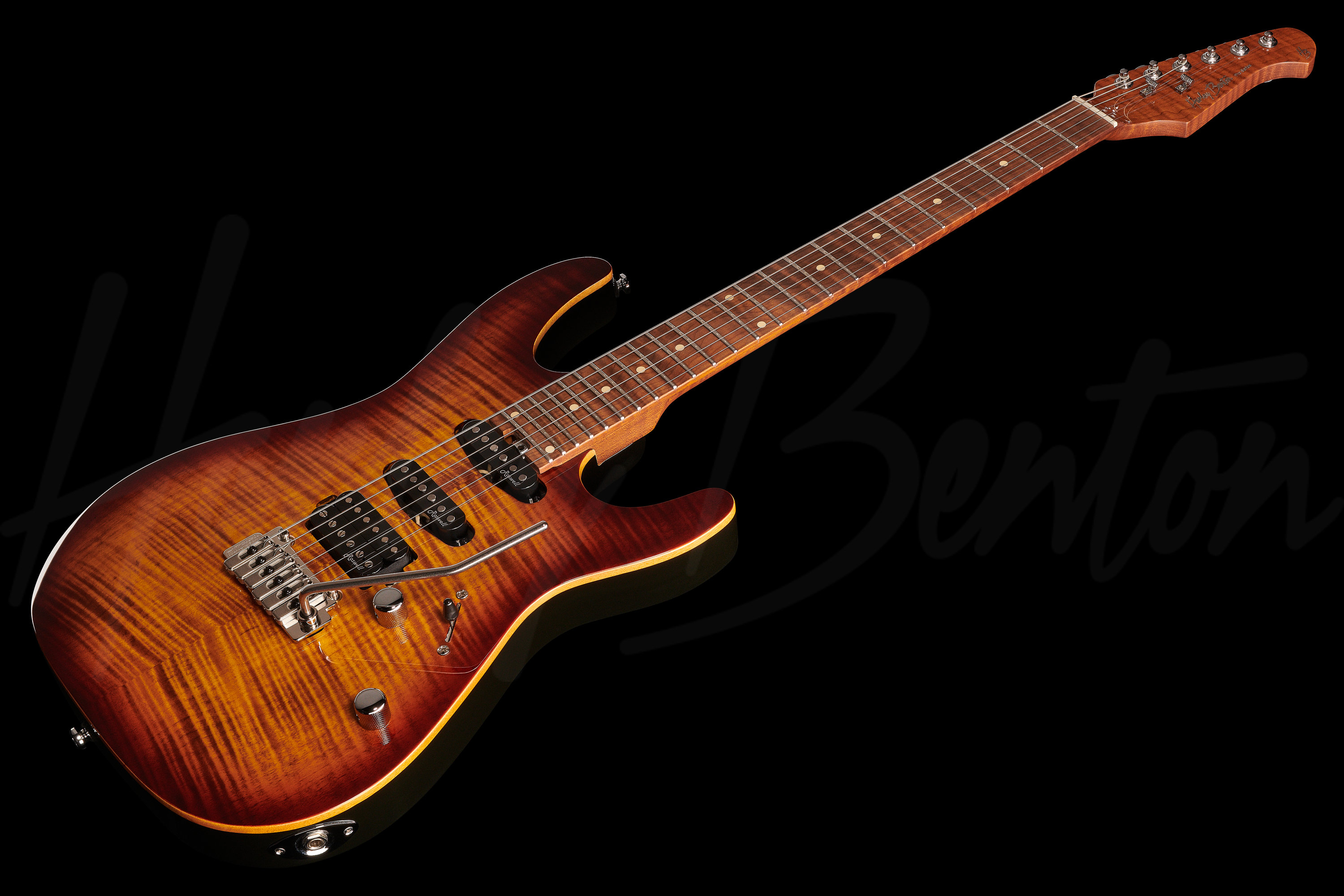 ギター Fusion III HSH Roasted FBLB Fusion-III HSH Roasted FBLB - Harley Benton
