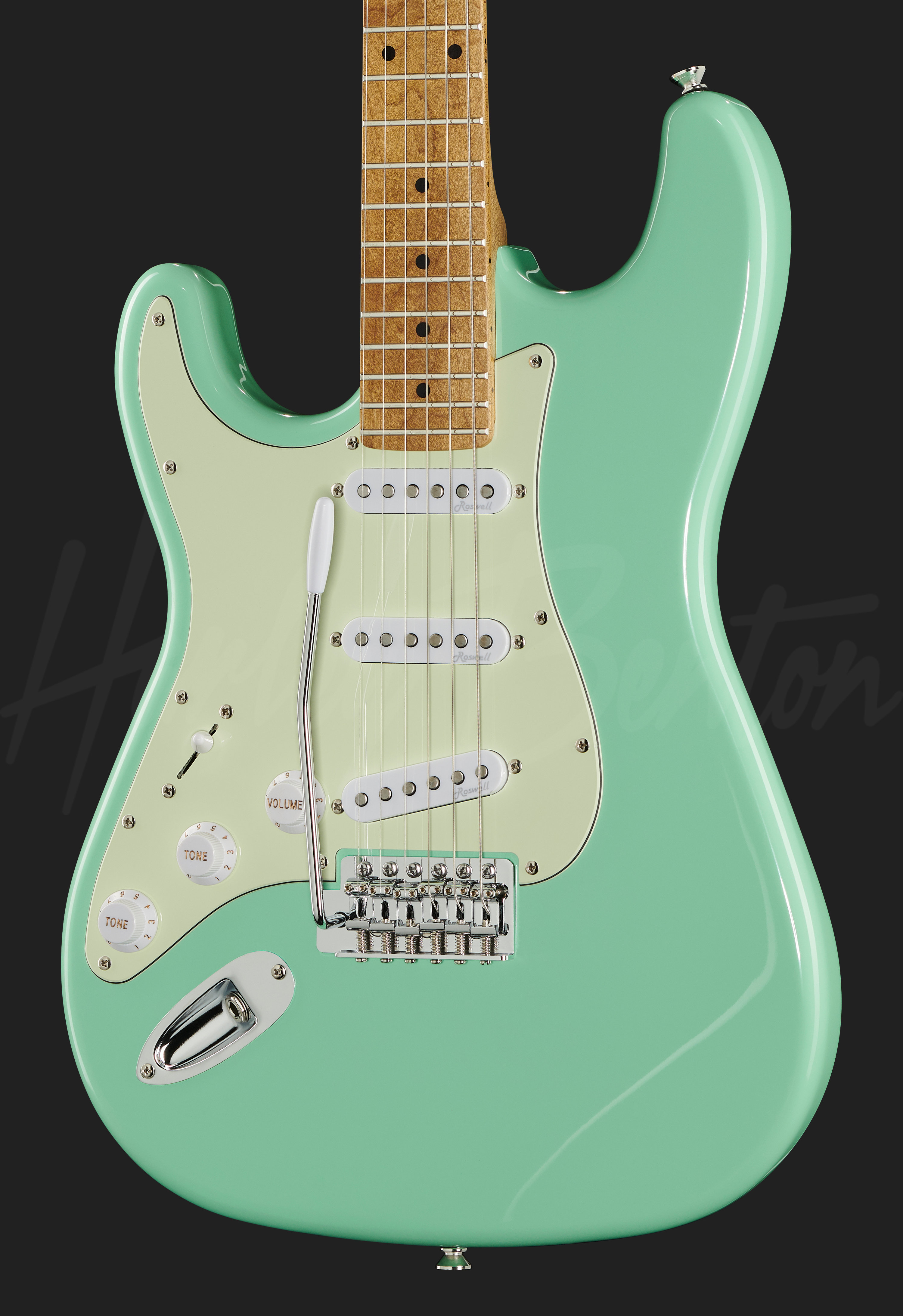 ST-62CC MN LH Seafoam Green - Harley Benton