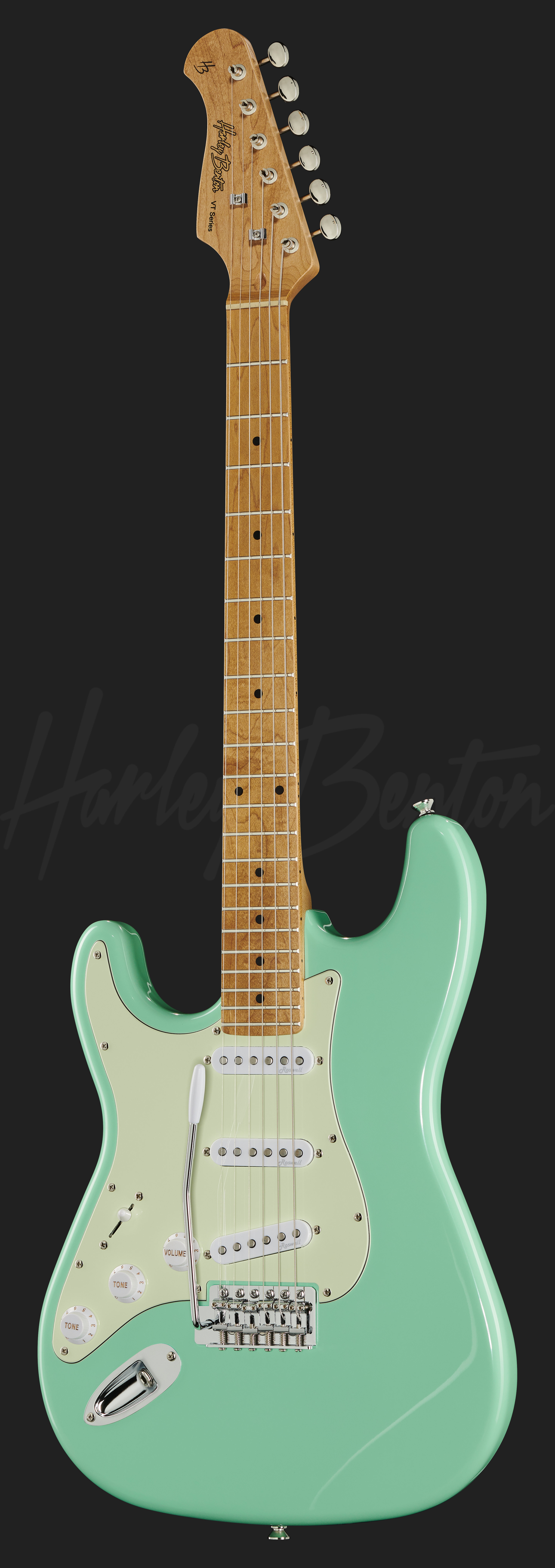 ST-62CC MN LH Seafoam Green - Harley Benton