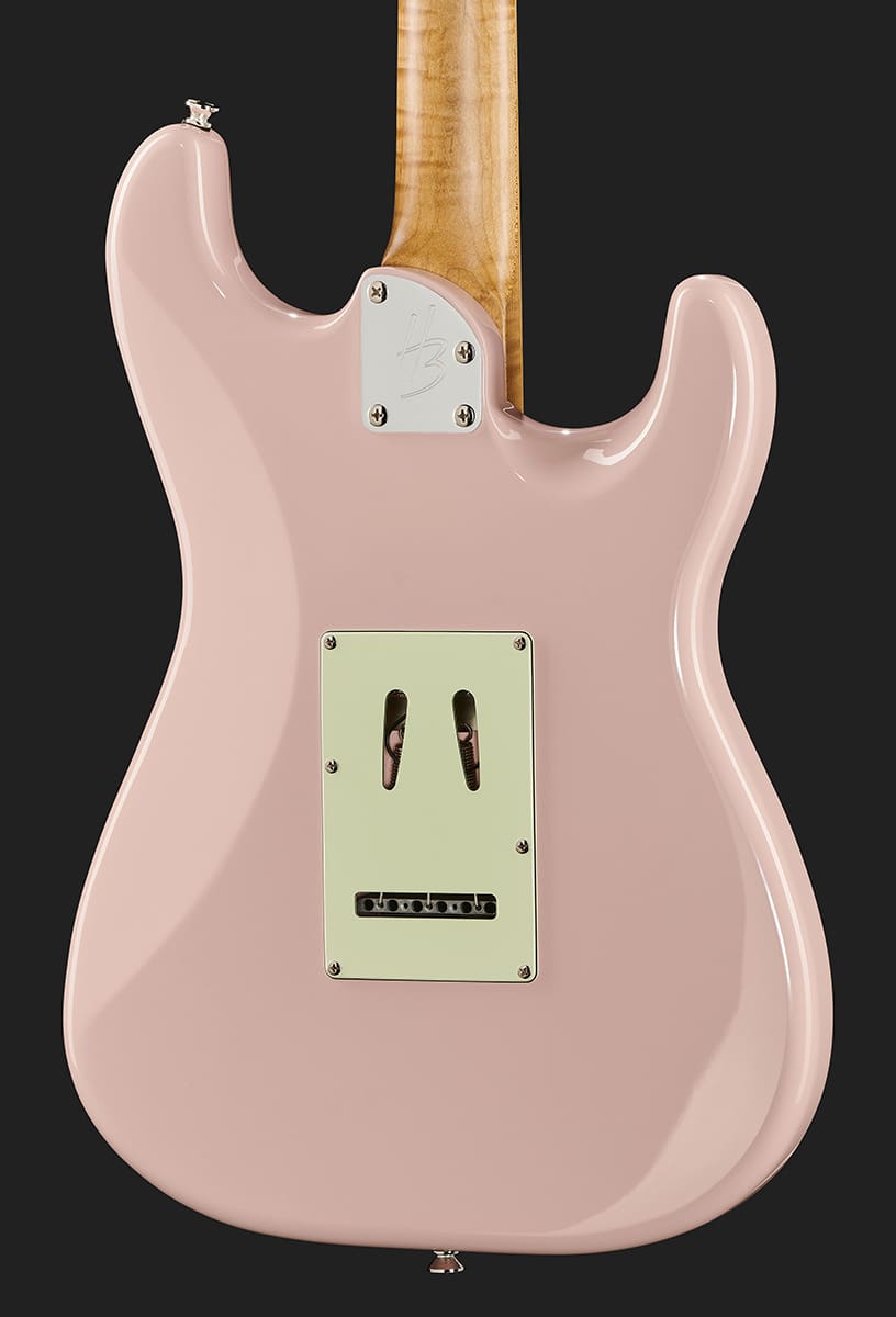 ST-Modern Plus MN HSS LH Shell Pink - Harley Benton