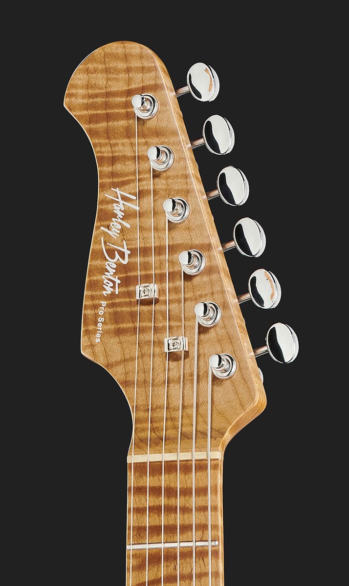 ST-Modern Plus MN HSS LH Flame Bengal Burst - Harley Benton