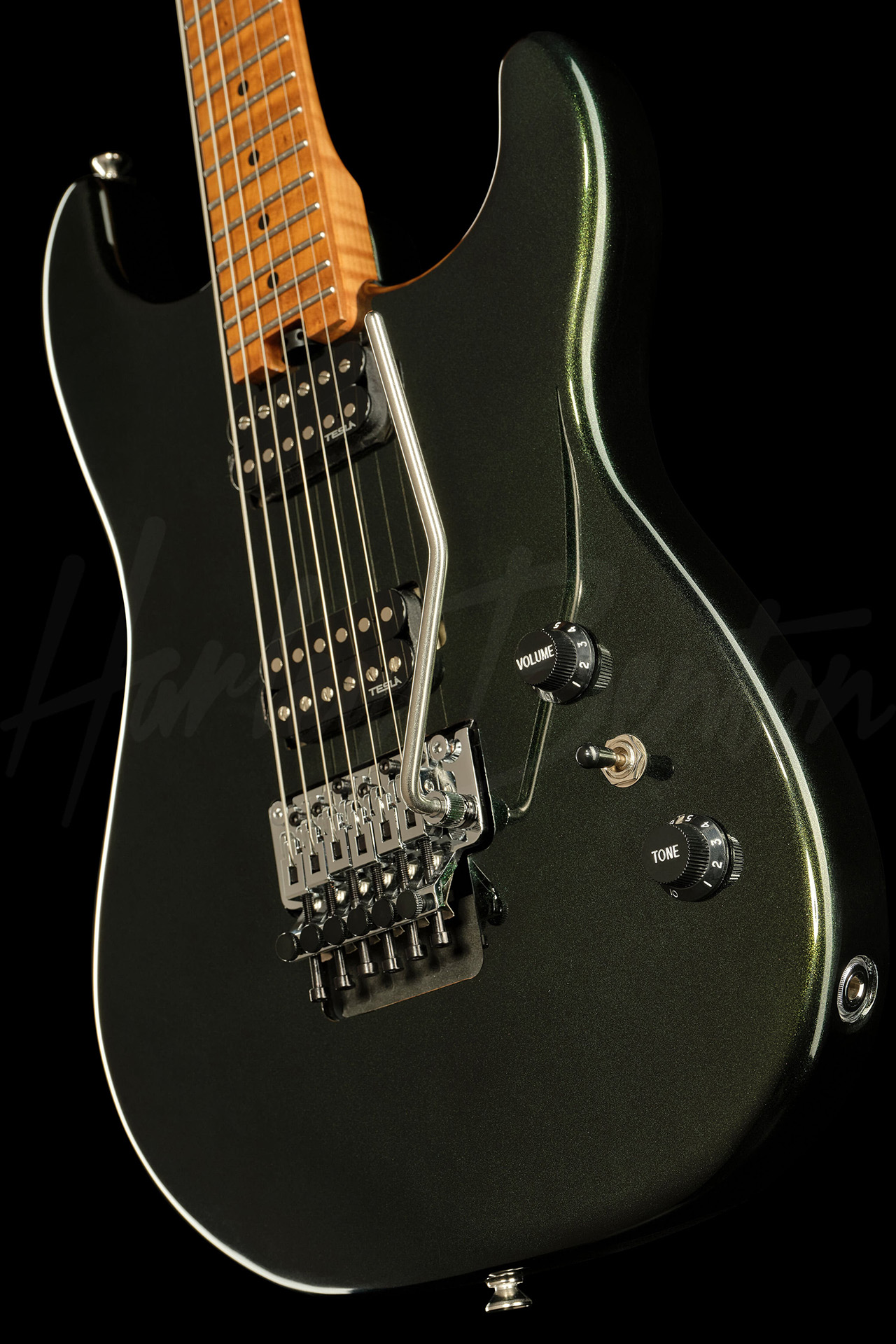 ST-80FR MN HH Lime Sparkle - Harley Benton