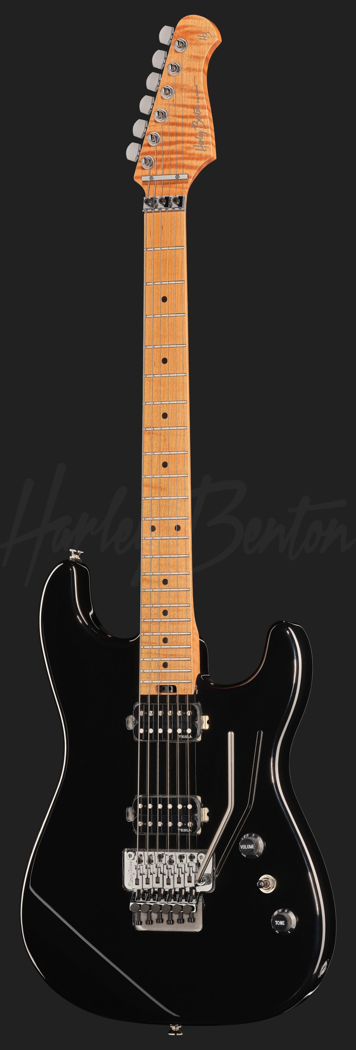 ST-80FR MN HH Black - Harley Benton