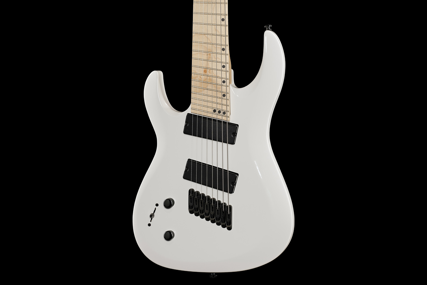 Introducing the new Lefty R-458 8-String MultiScale in White