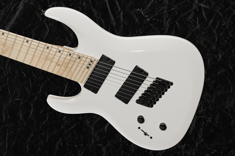Introducing the new Lefty R-458 8-String MultiScale in White