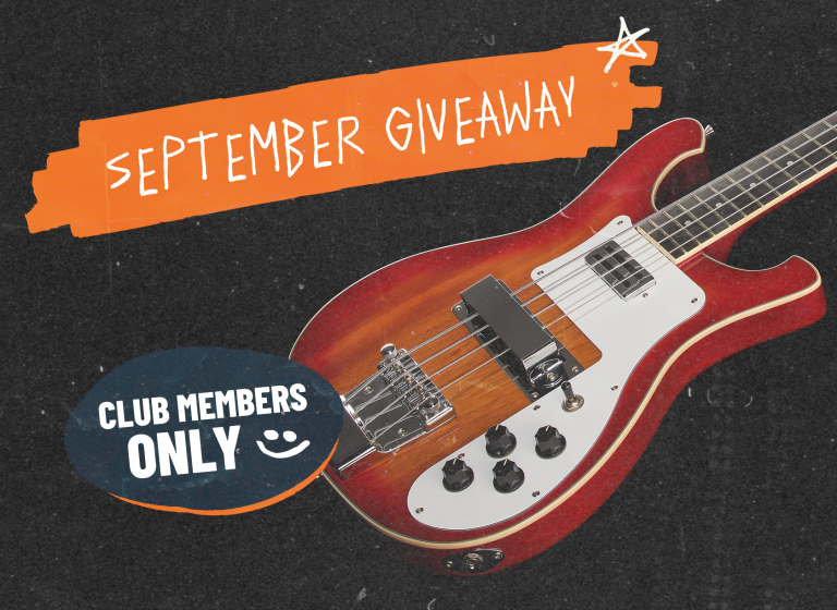 September THE CLUB Giveaway: Win an RB-414 Bass