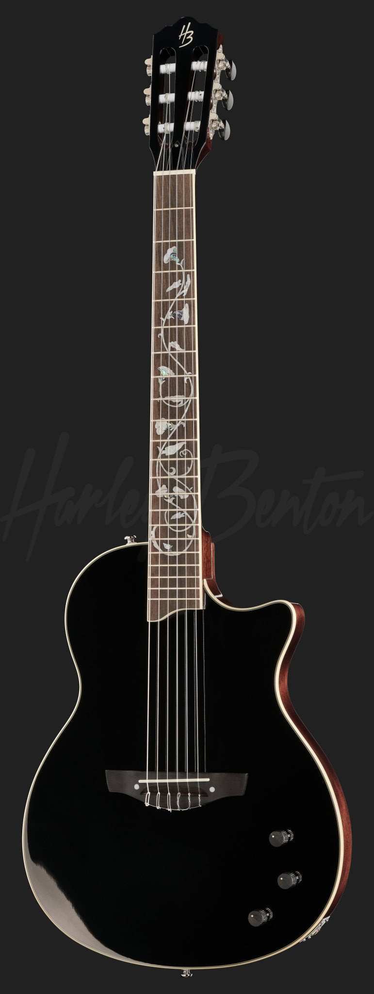 最も優遇の Nashville Nylon Plus Black - Harley Benton ギター