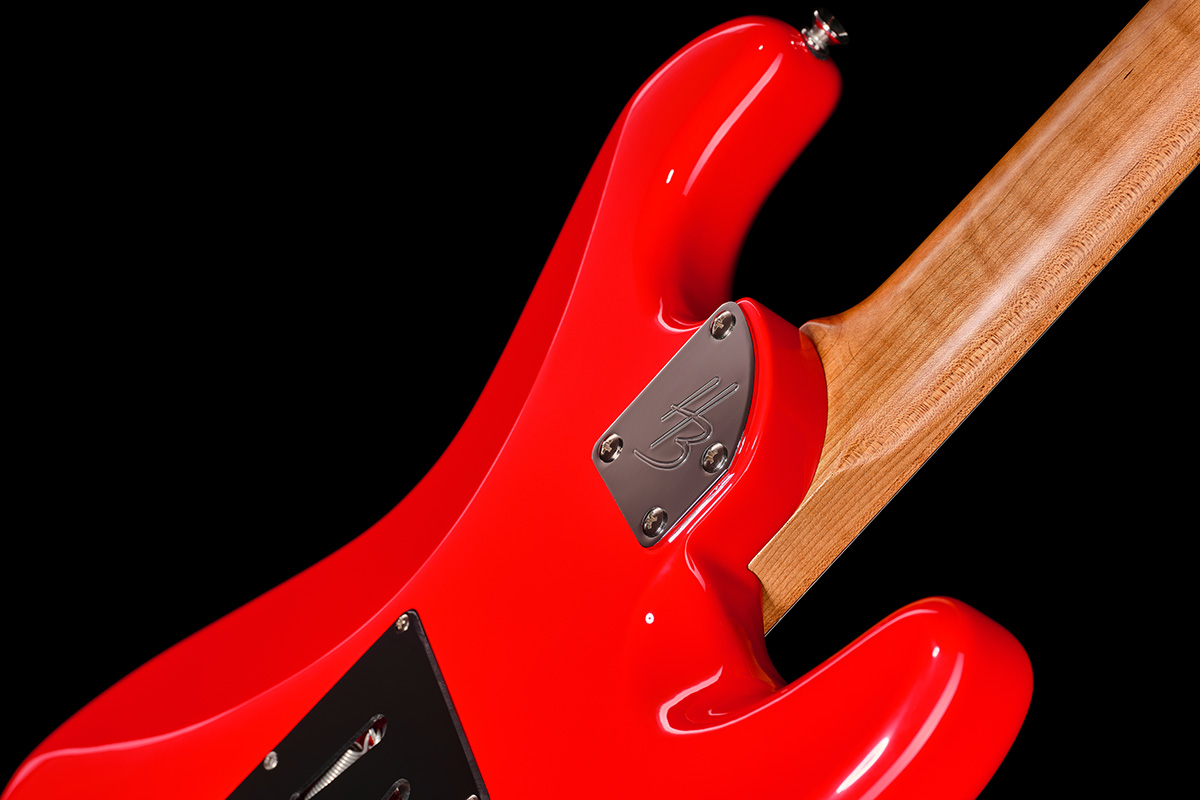 ST-80FR MN LH Radiant Red - Harley Benton