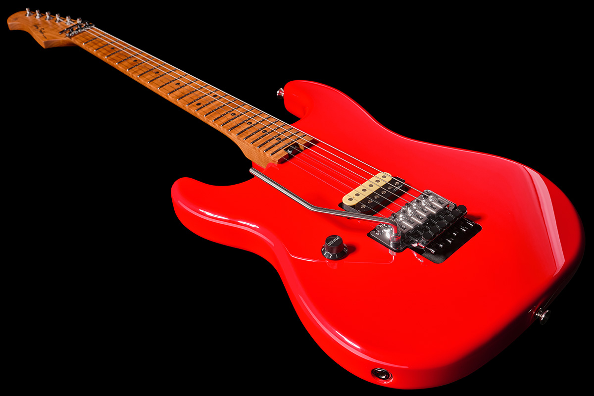 ST-80FR MN LH Radiant Red - Harley Benton