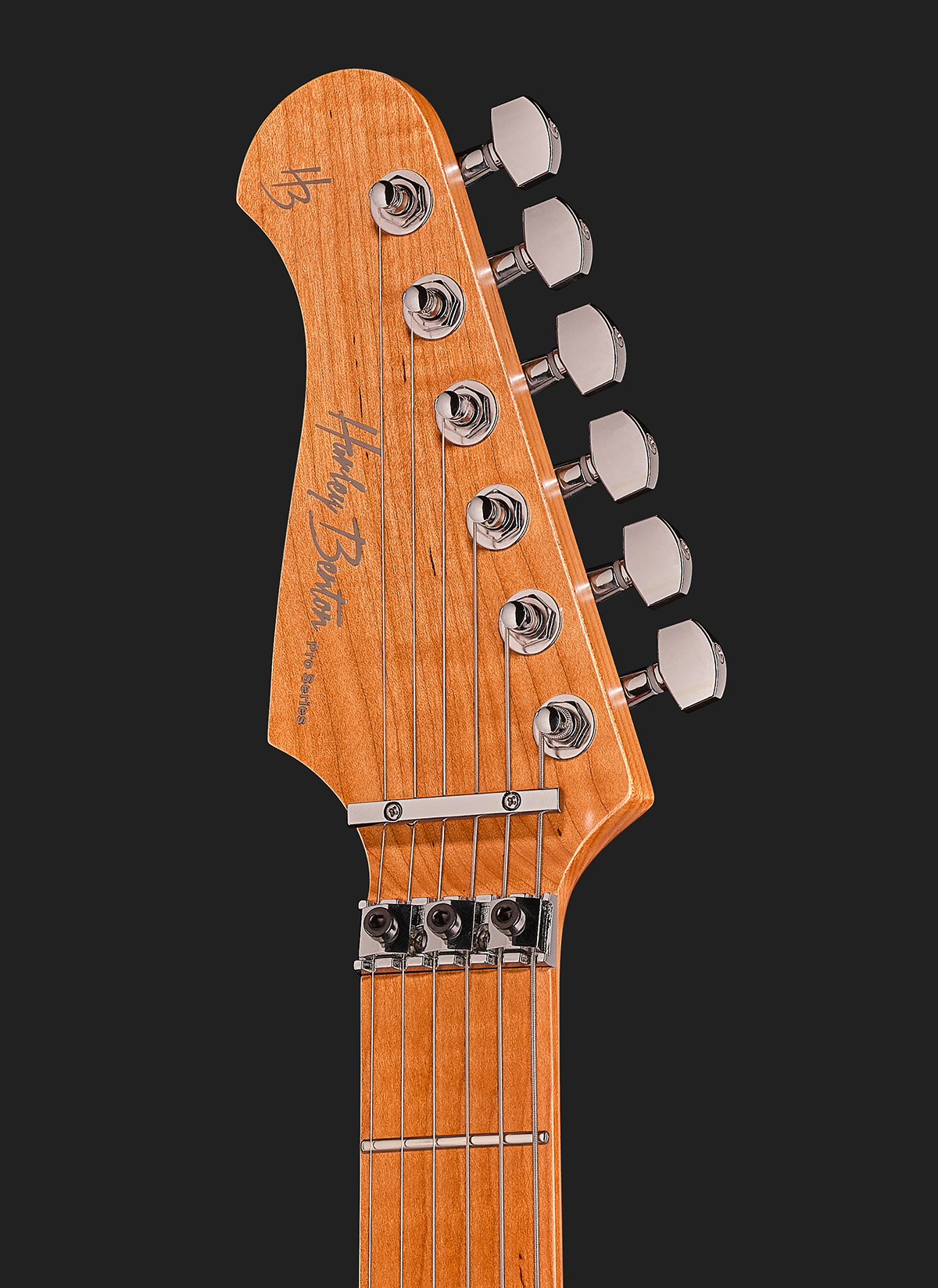 ST-80FR MN LH Radiant Red - Harley Benton