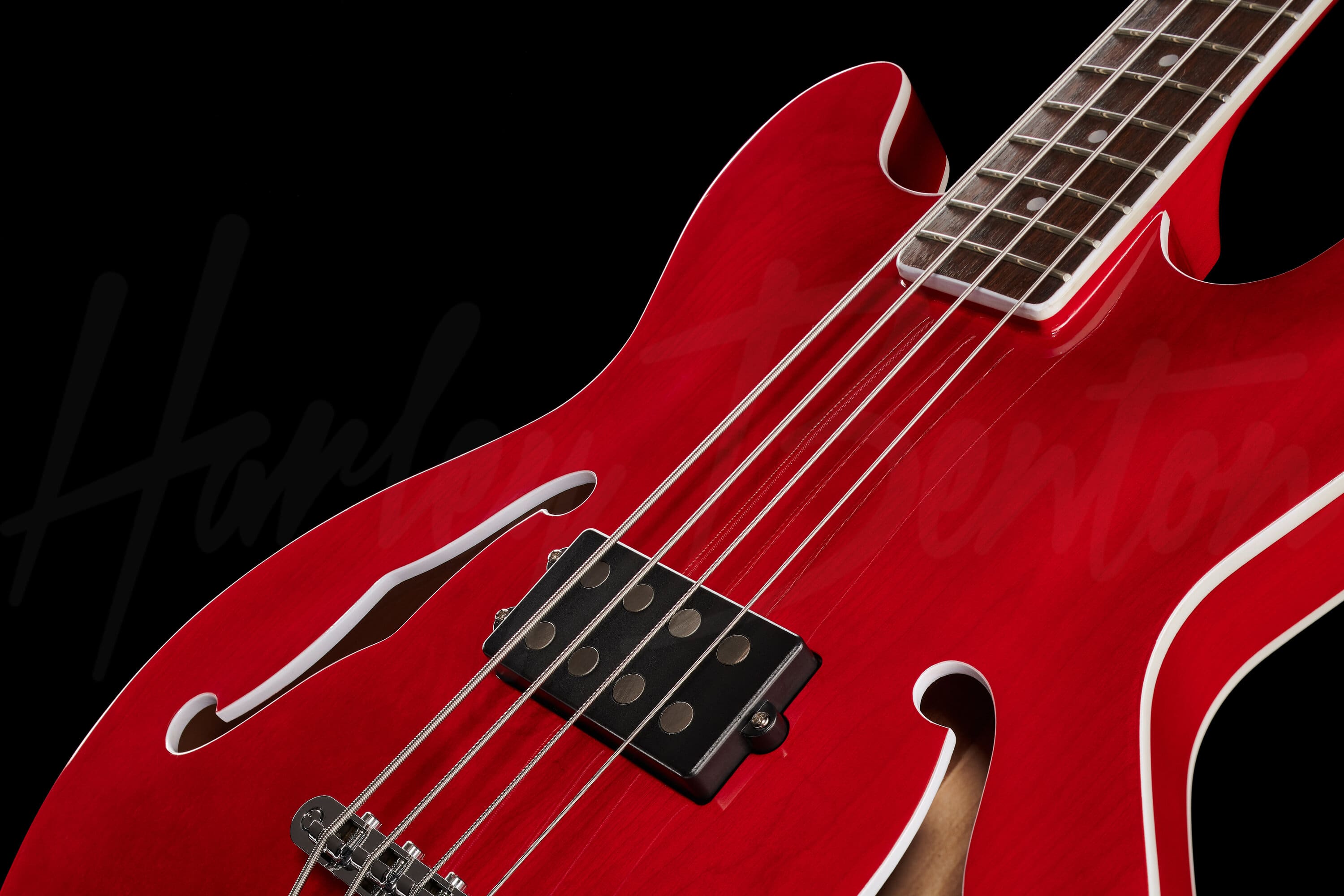 HB-50 Cherry Red - Harley Benton