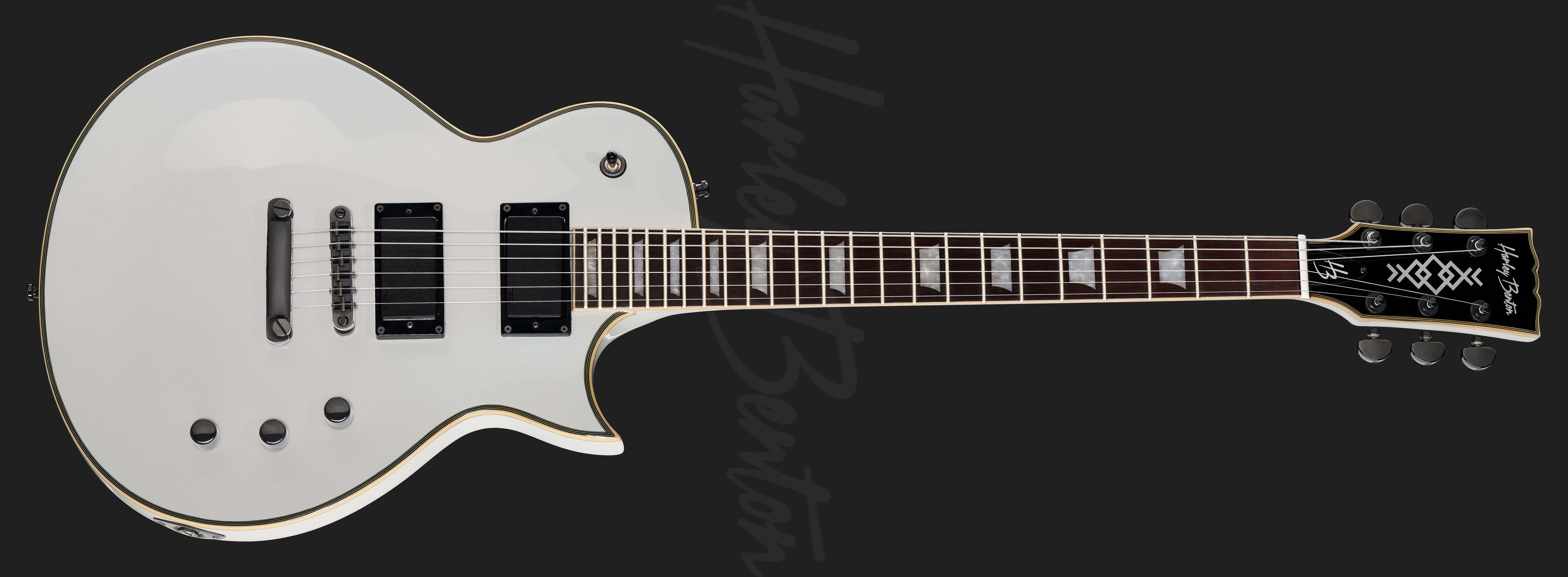 Harley Benton SC-Custom hot Active WH - E-Gitarre