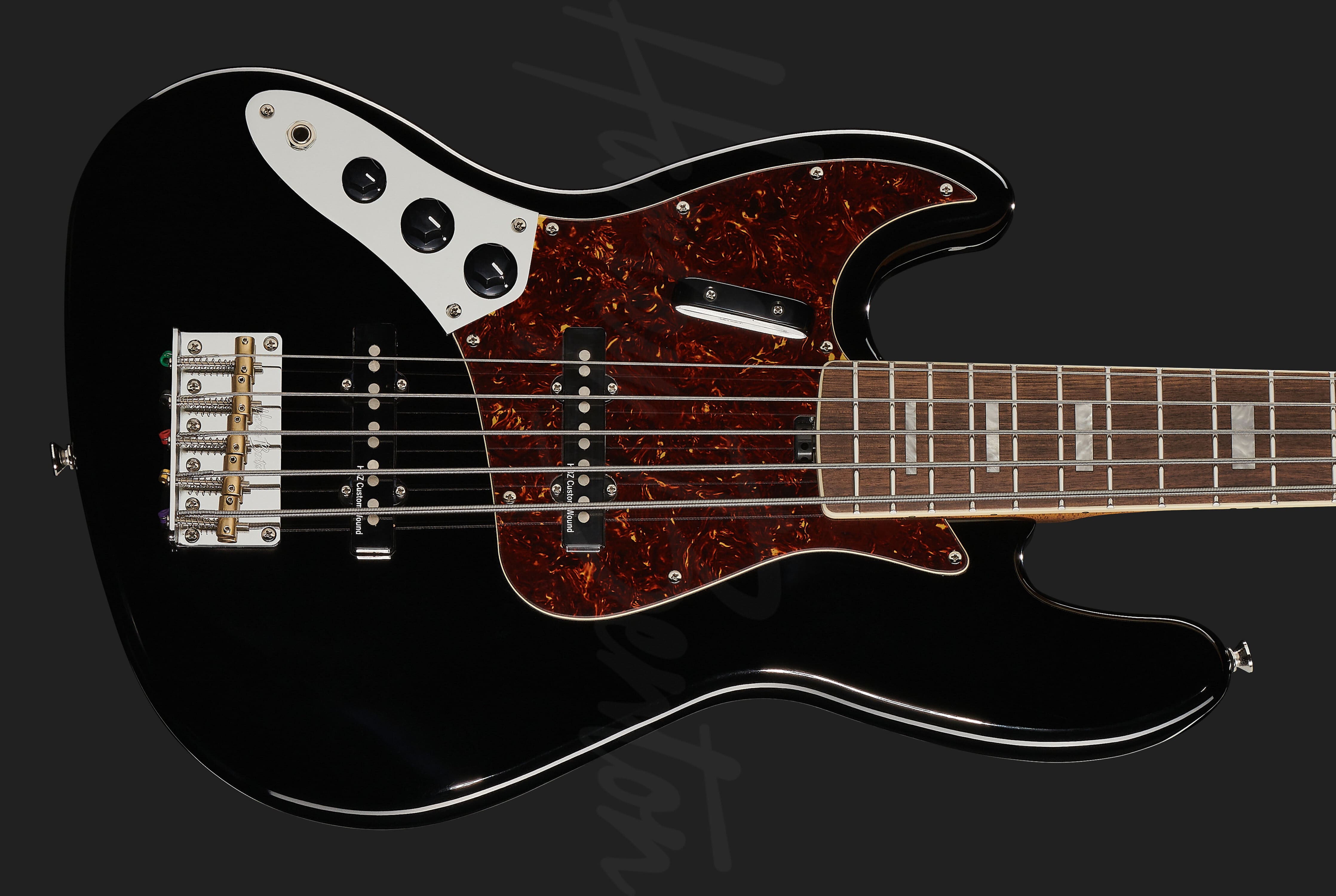 MV-5JB LH Black - Harley Benton