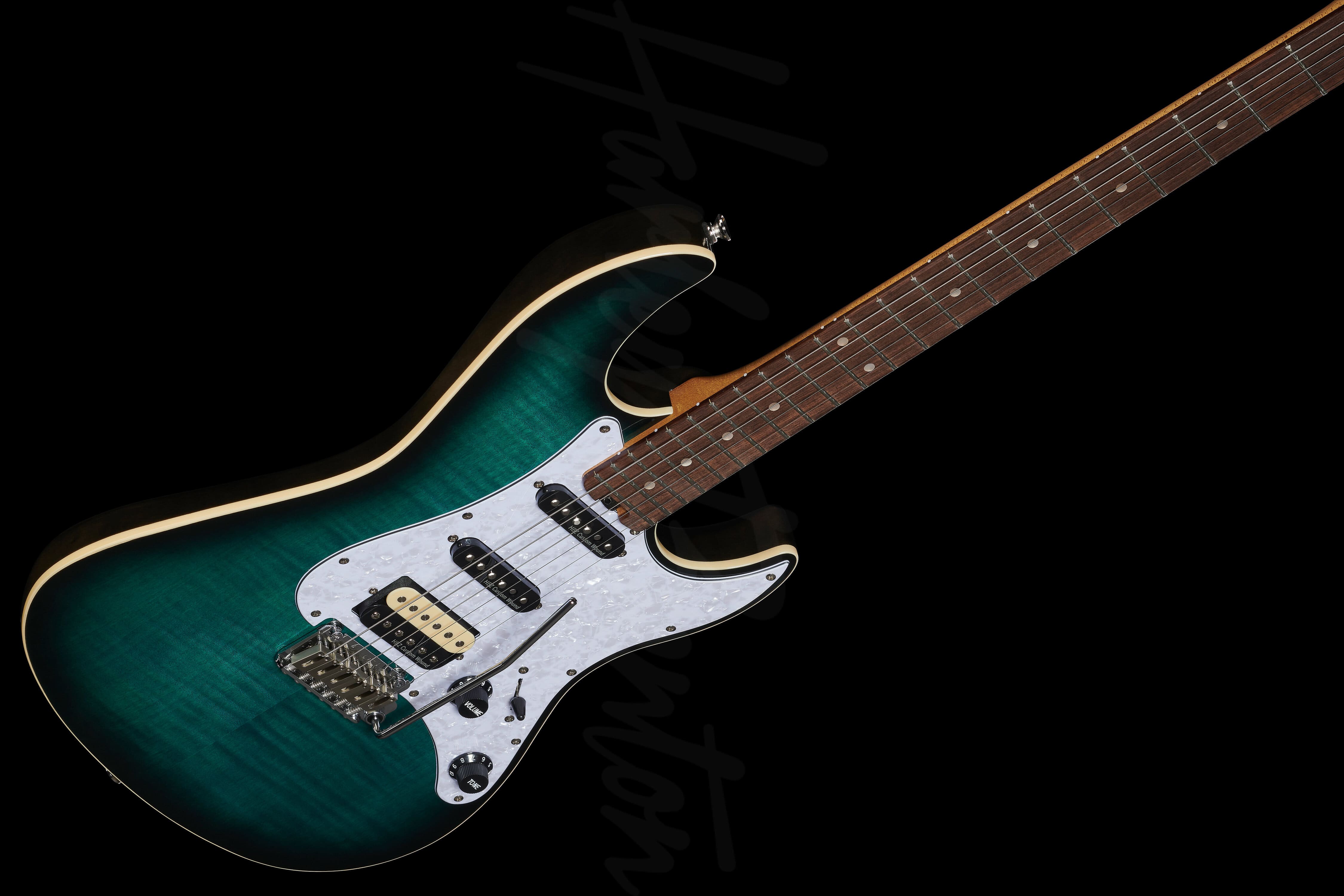 ST-Modern HSS Flame Blue Burst - Harley Benton