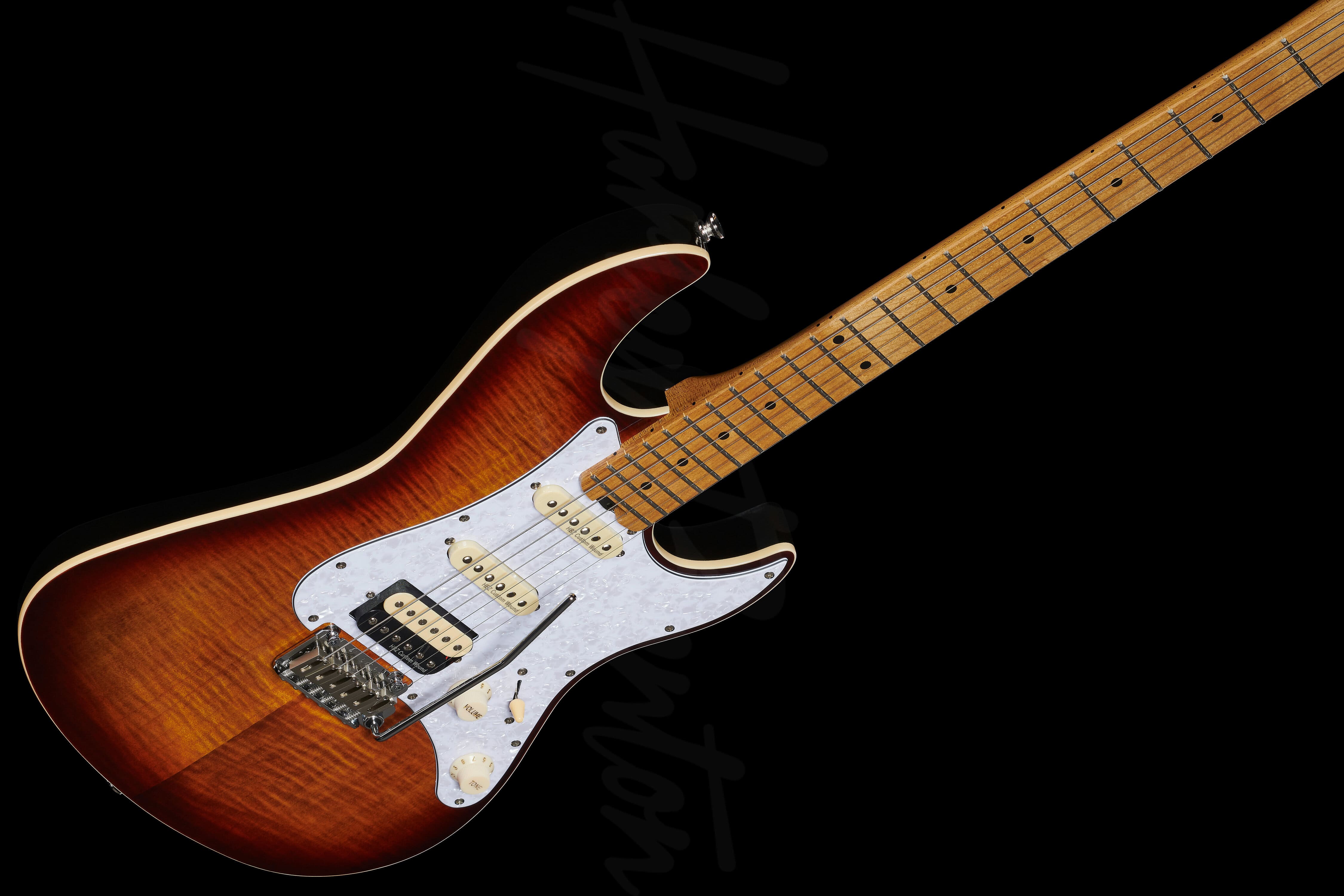 ST-Modern HSS MN Flame Bengal Burst - Harley Benton