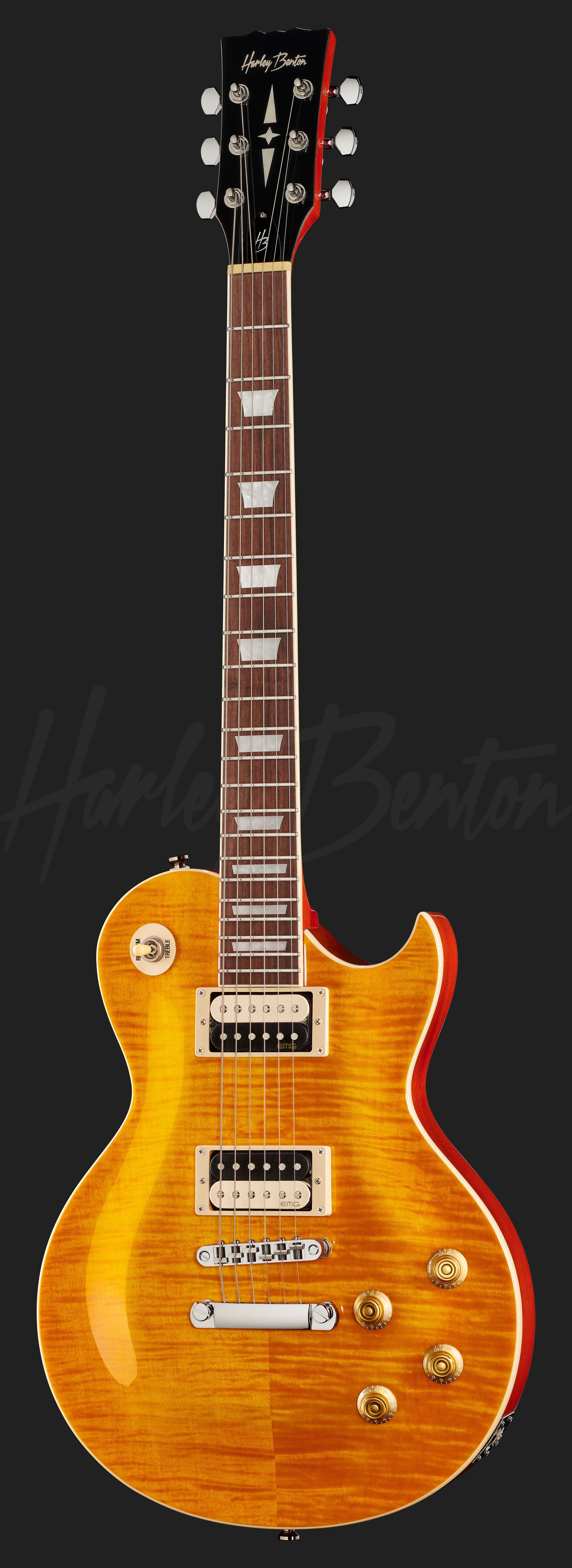 Harley Benton SC-550 Plus EMGレスポールスタイル SC-550 Plus EMG PAF - Harley Benton