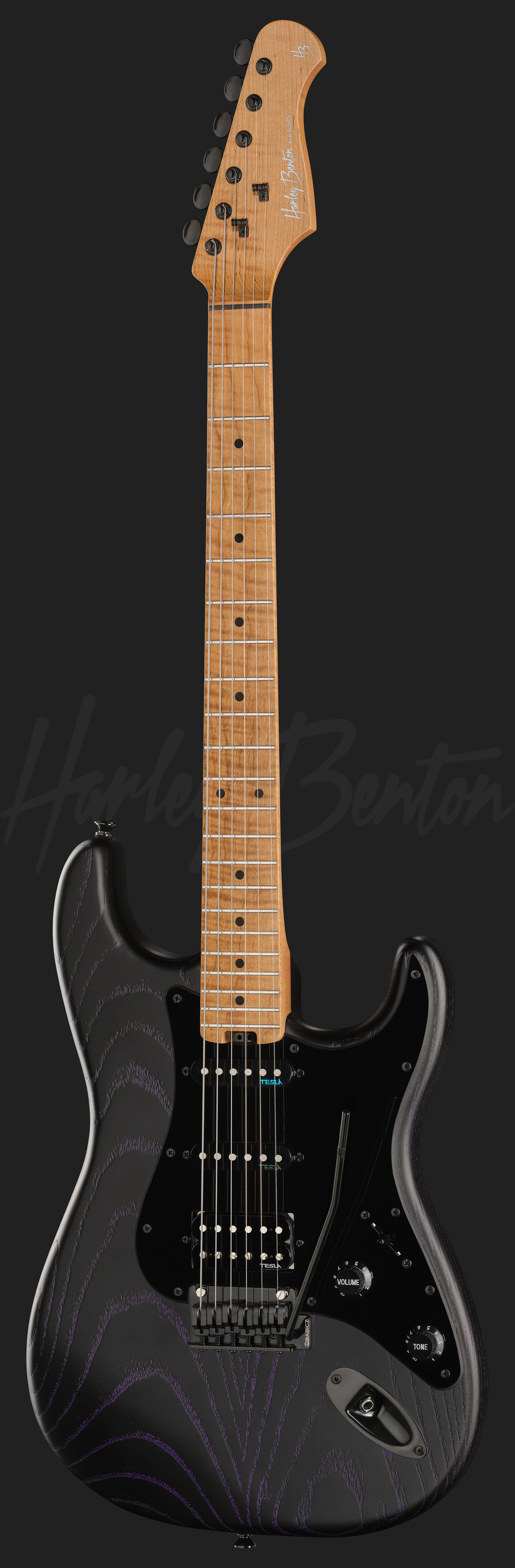 ST-Modern Plus MN HSS Purple Blast - Harley Benton