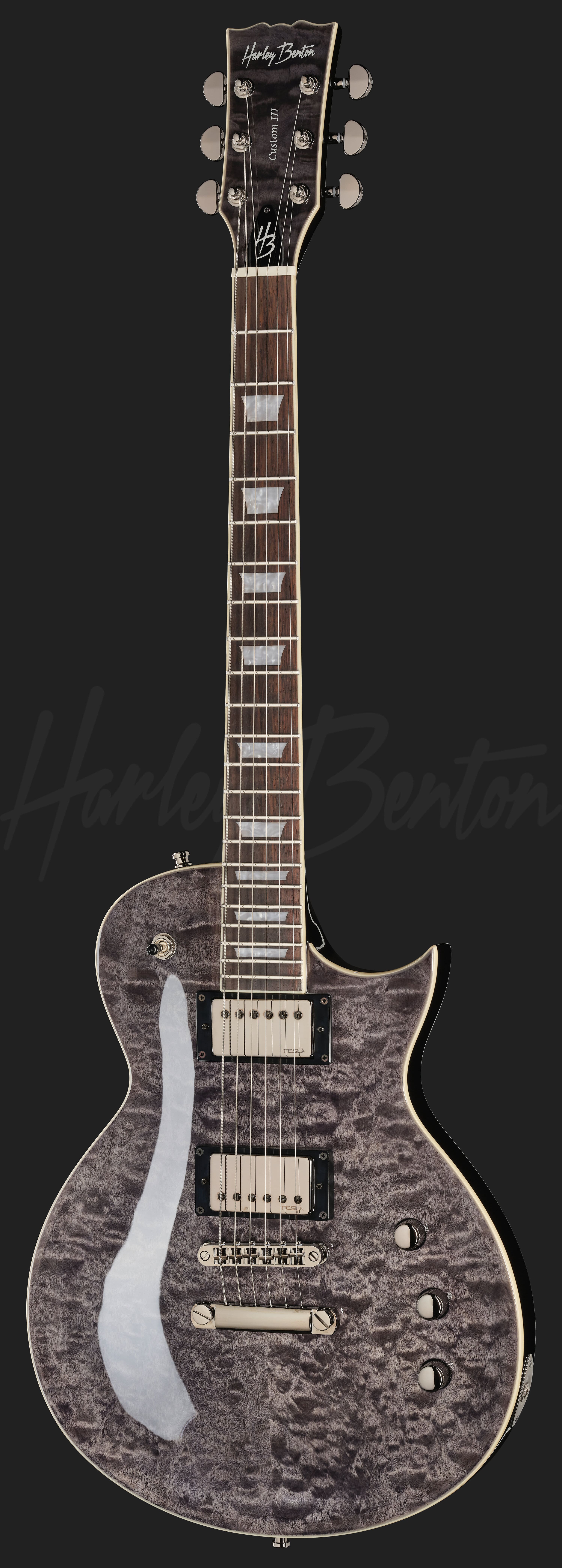 SC-Custom III Quilt Midnight - Harley Benton