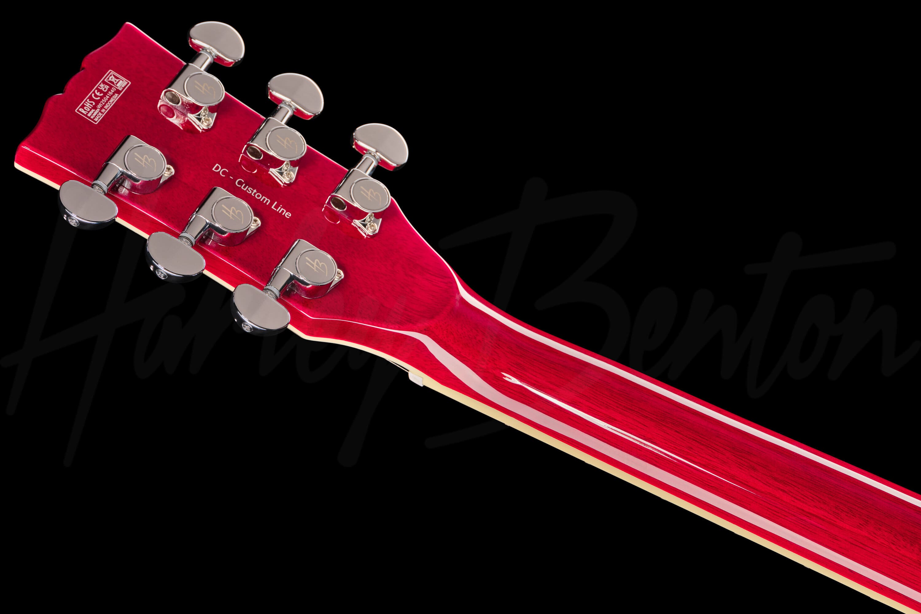 『スタリオン』リトグラフ DC-Custom II Cherry - Harley Benton