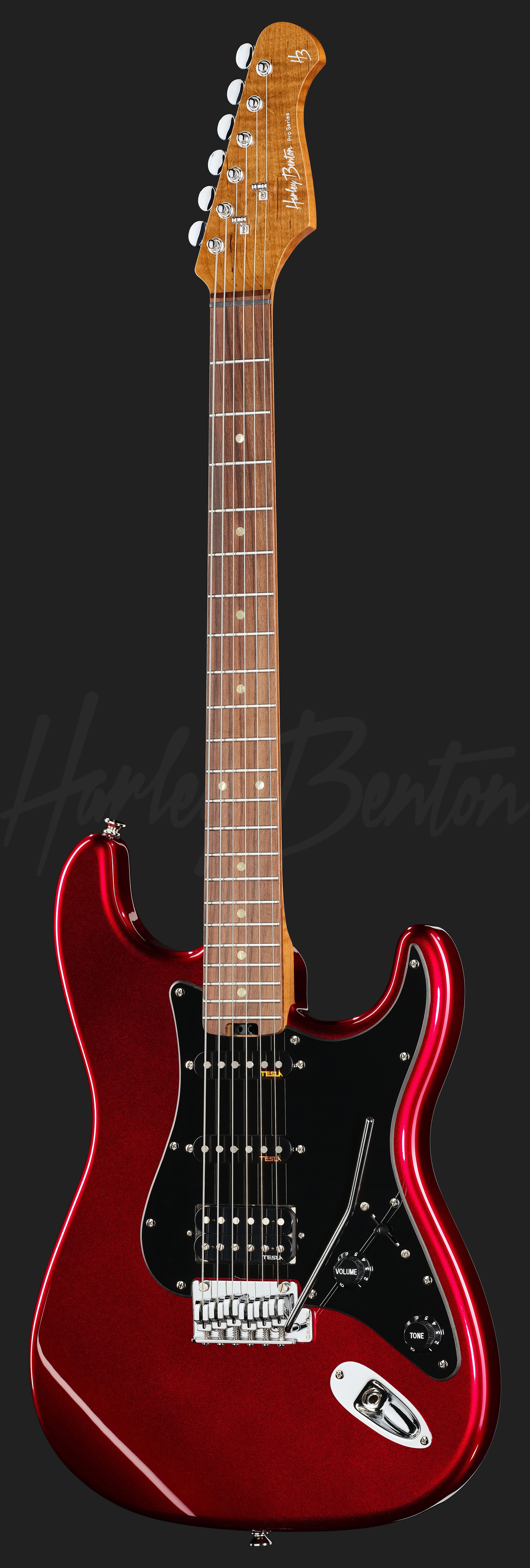 ST-Modern Plus HSS Dark Red Metallic - Harley Benton